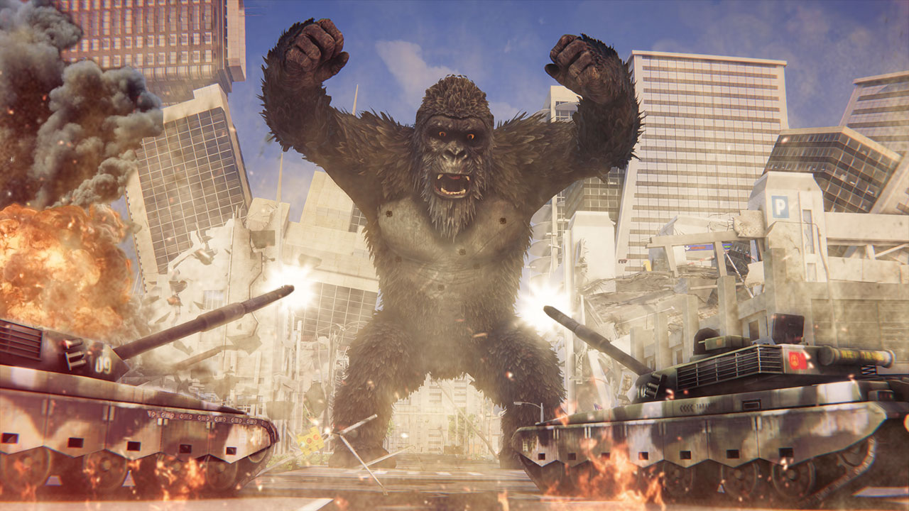 اسکرین شات 1 بازی The Angry Gorilla Monster Hunt