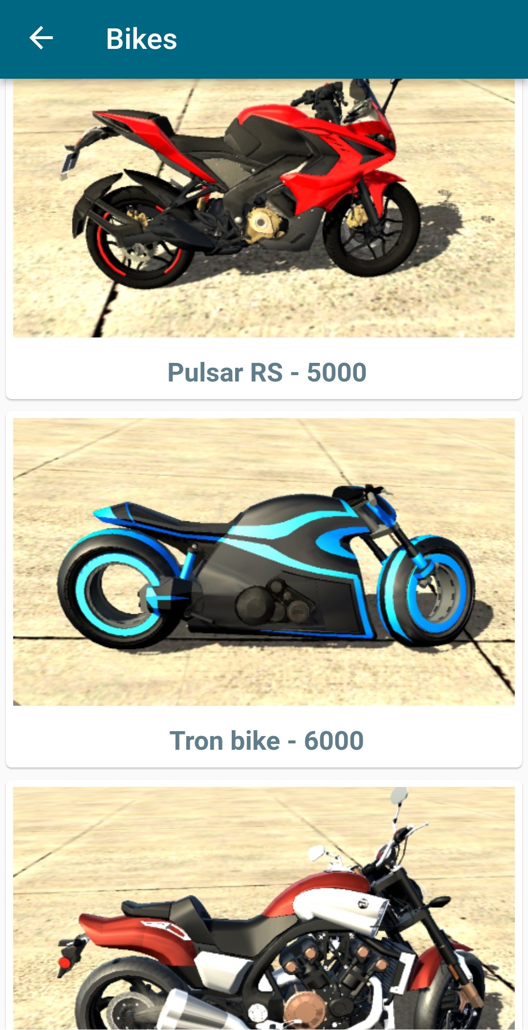 اسکرین شات 4 برنامه Indian Bikes Driving Cheats