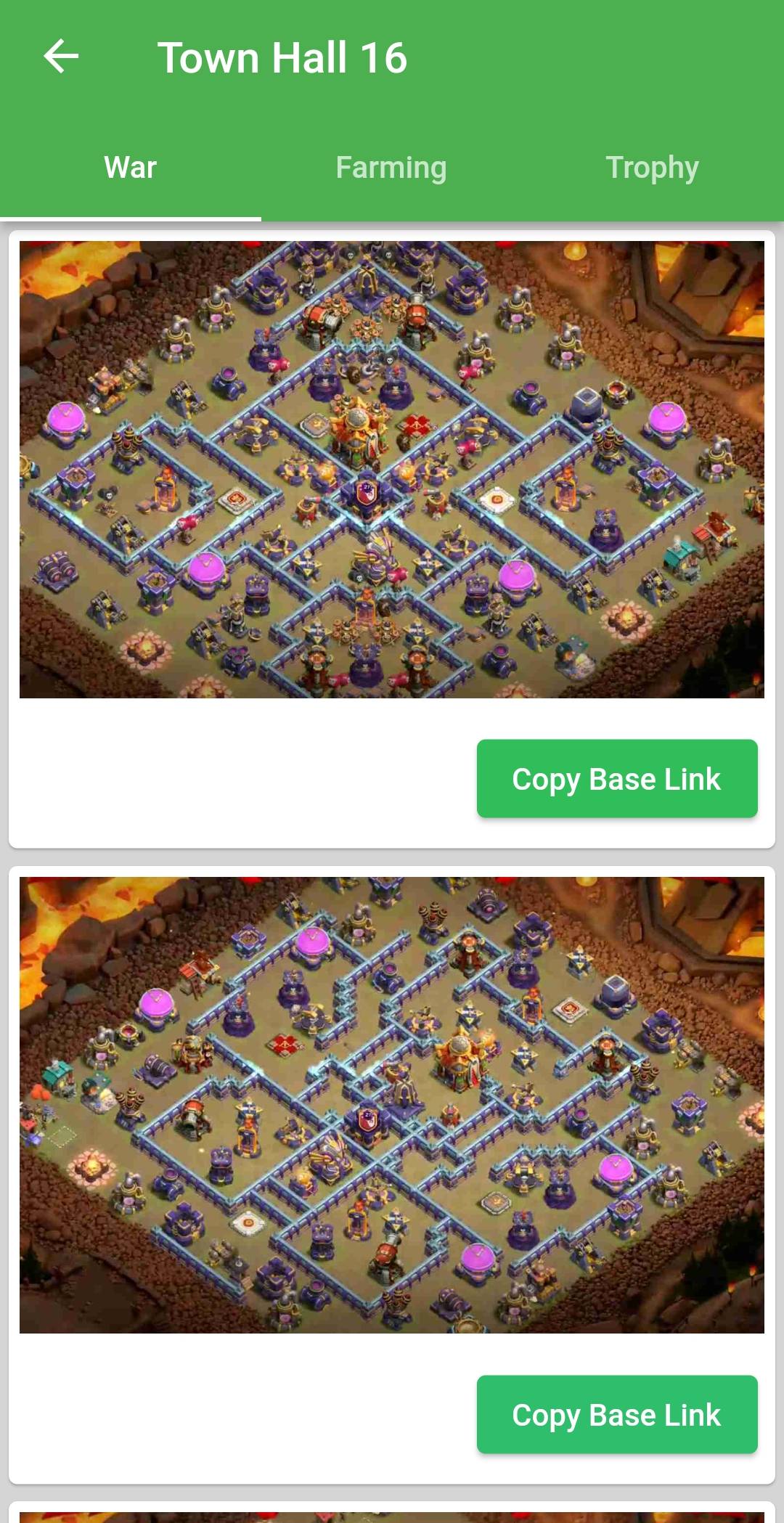 اسکرین شات 4 برنامه COC Base Layouts:Clash of Maps