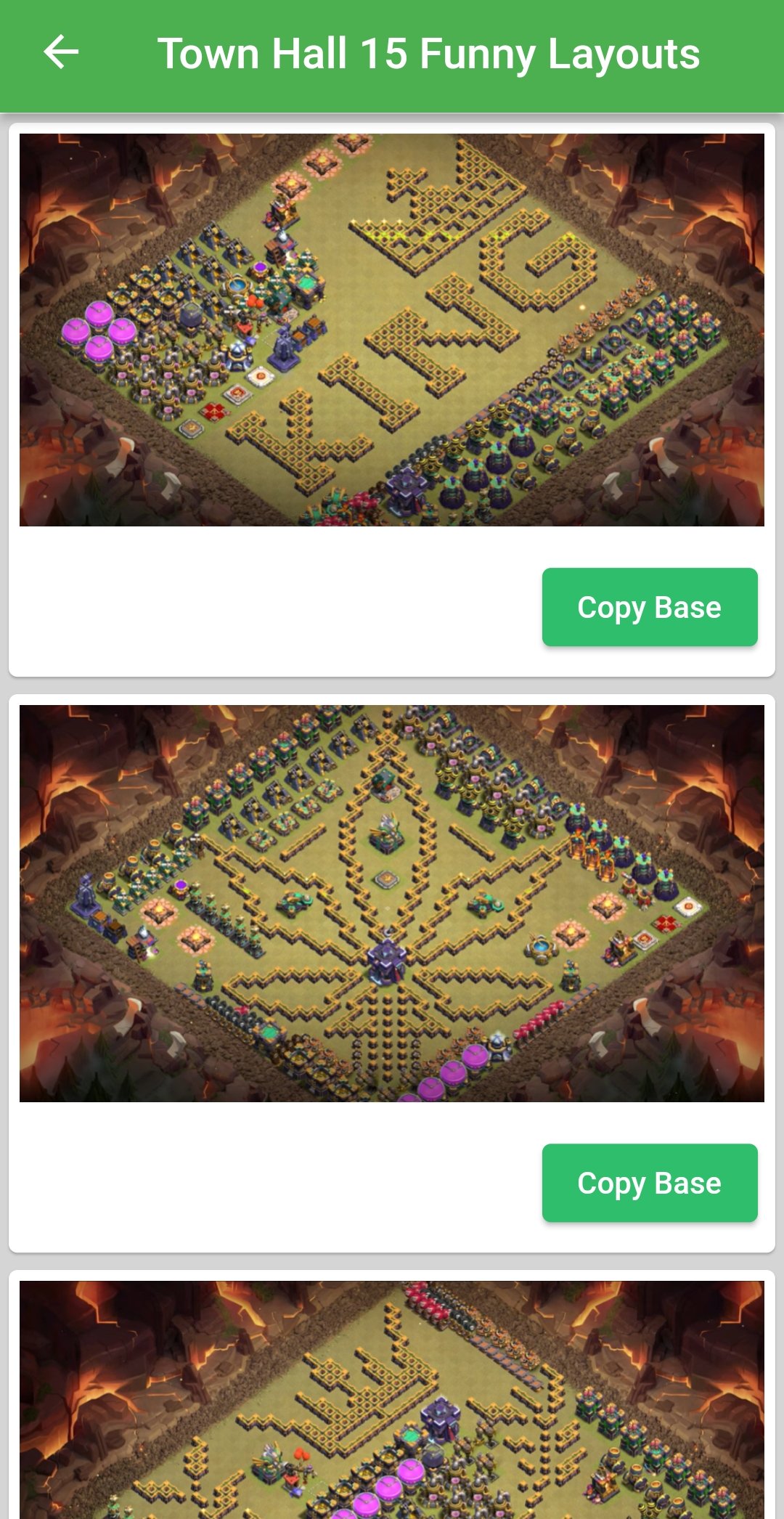اسکرین شات 5 برنامه COC Base Layouts:Clash of Maps