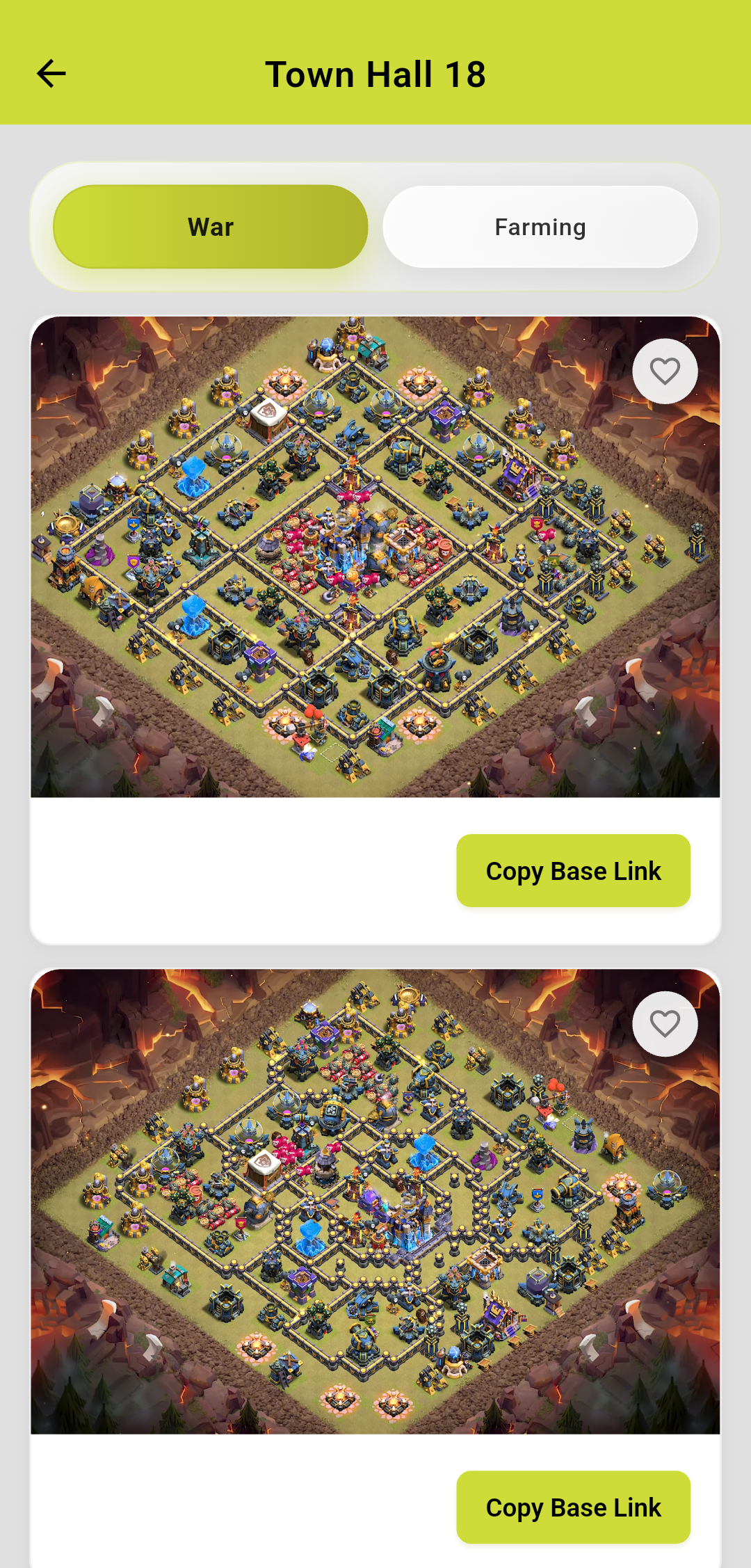 اسکرین شات 3 برنامه COC Base Layouts:Clash of Maps