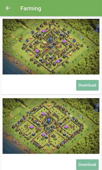 اسکرین شات 5 برنامه Town Hall 12 Base Layouts