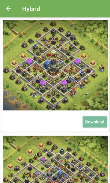 اسکرین شات 6 برنامه Town Hall 12 Base Layouts