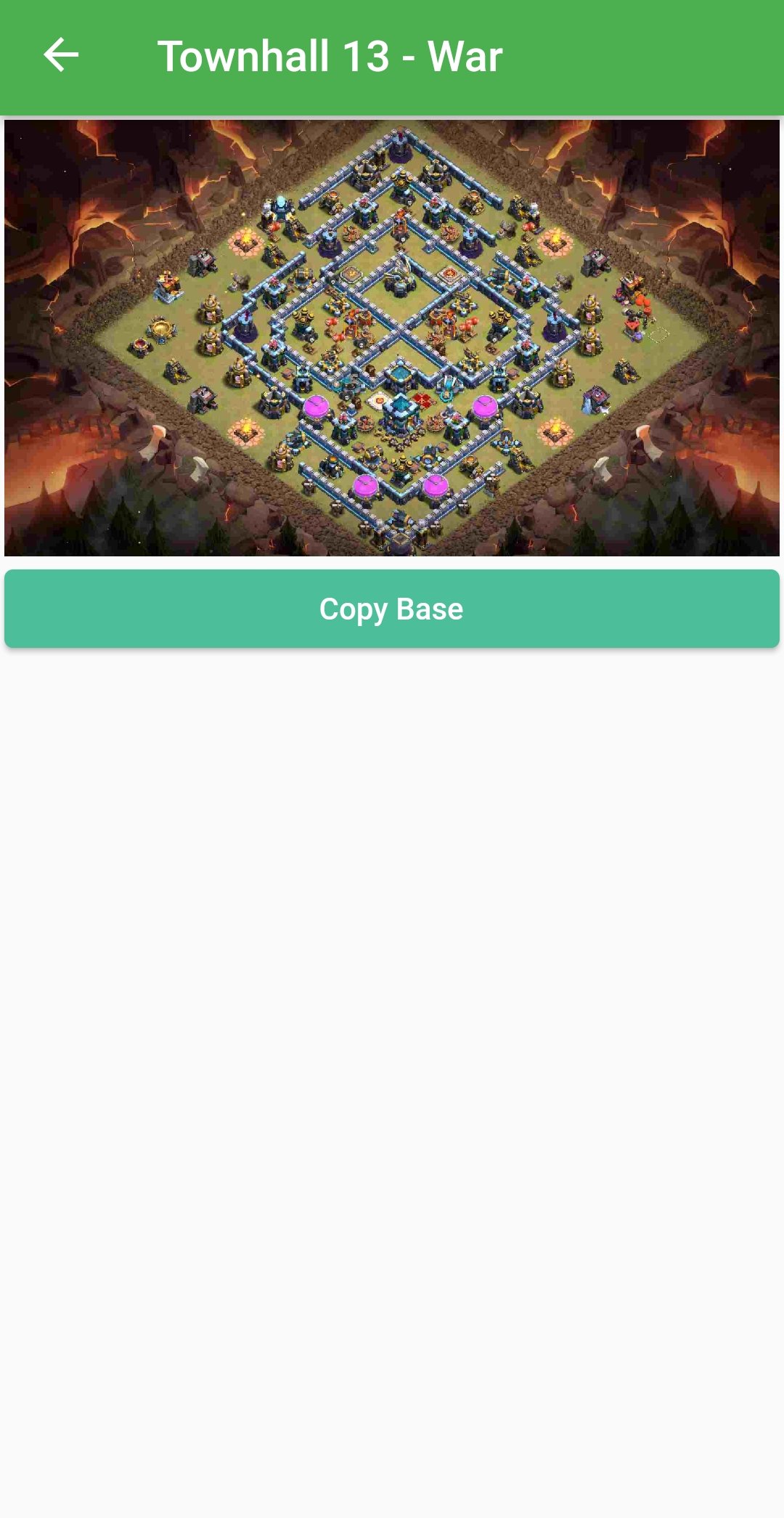 اسکرین شات 7 برنامه Town Hall 13 Base Layouts