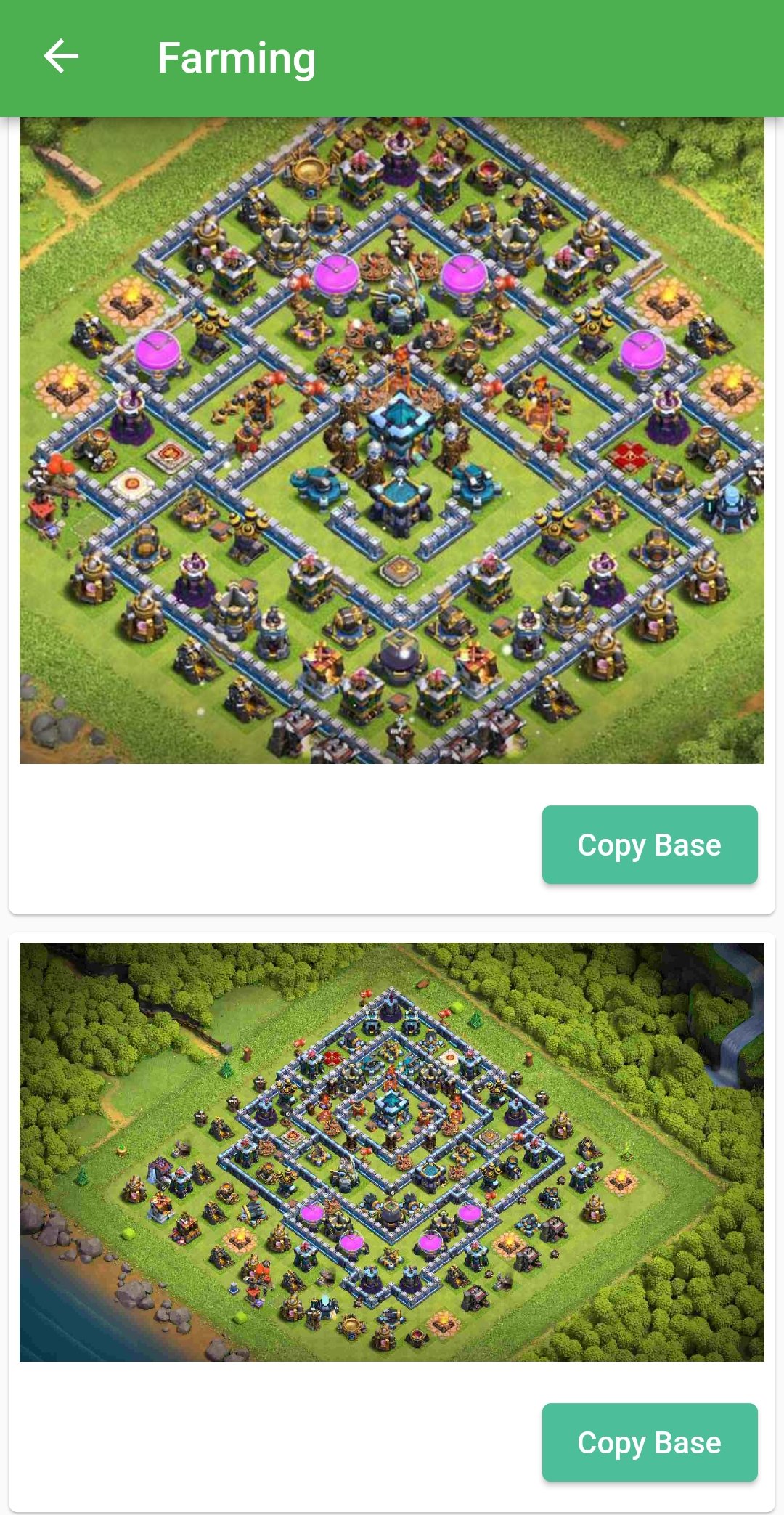 اسکرین شات 4 برنامه Town Hall 13 Base Layouts