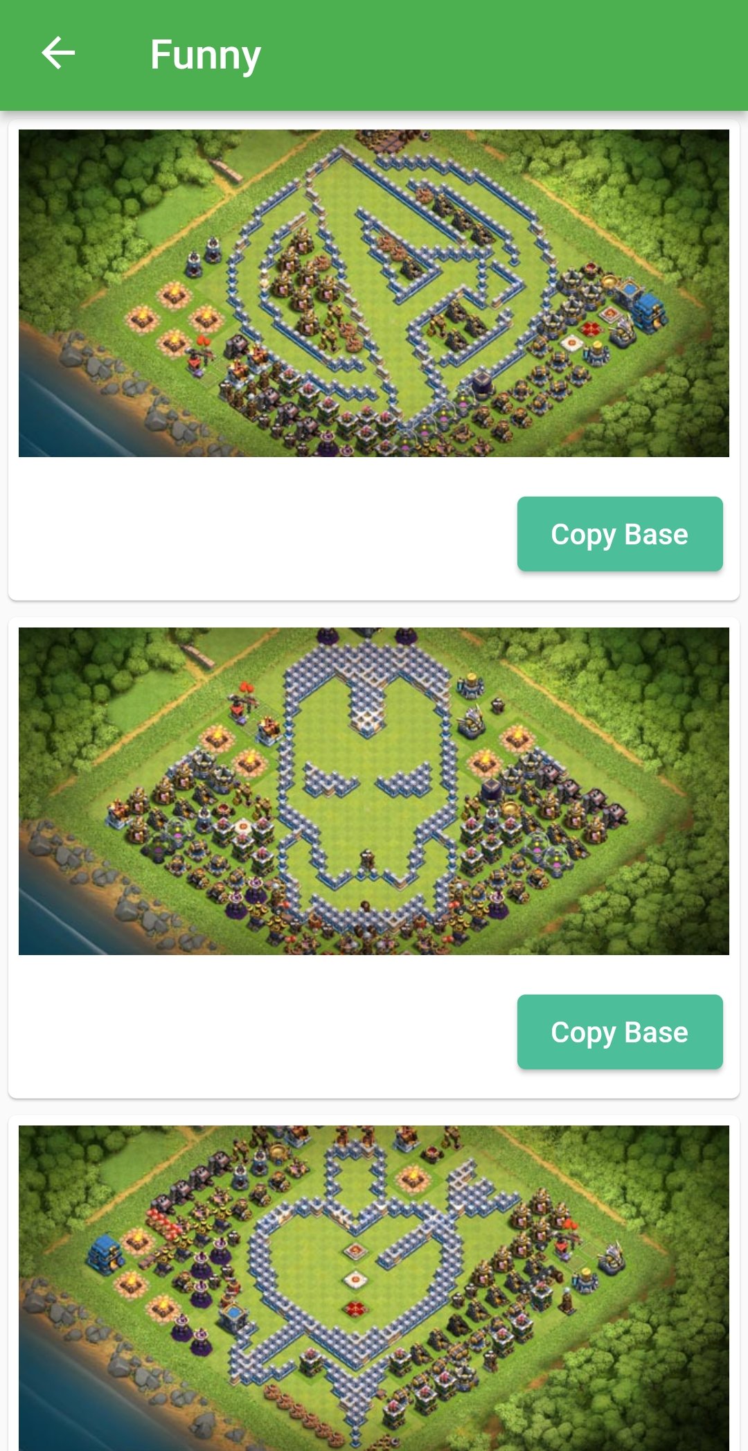 اسکرین شات 3 برنامه Town Hall 13 Base Layouts