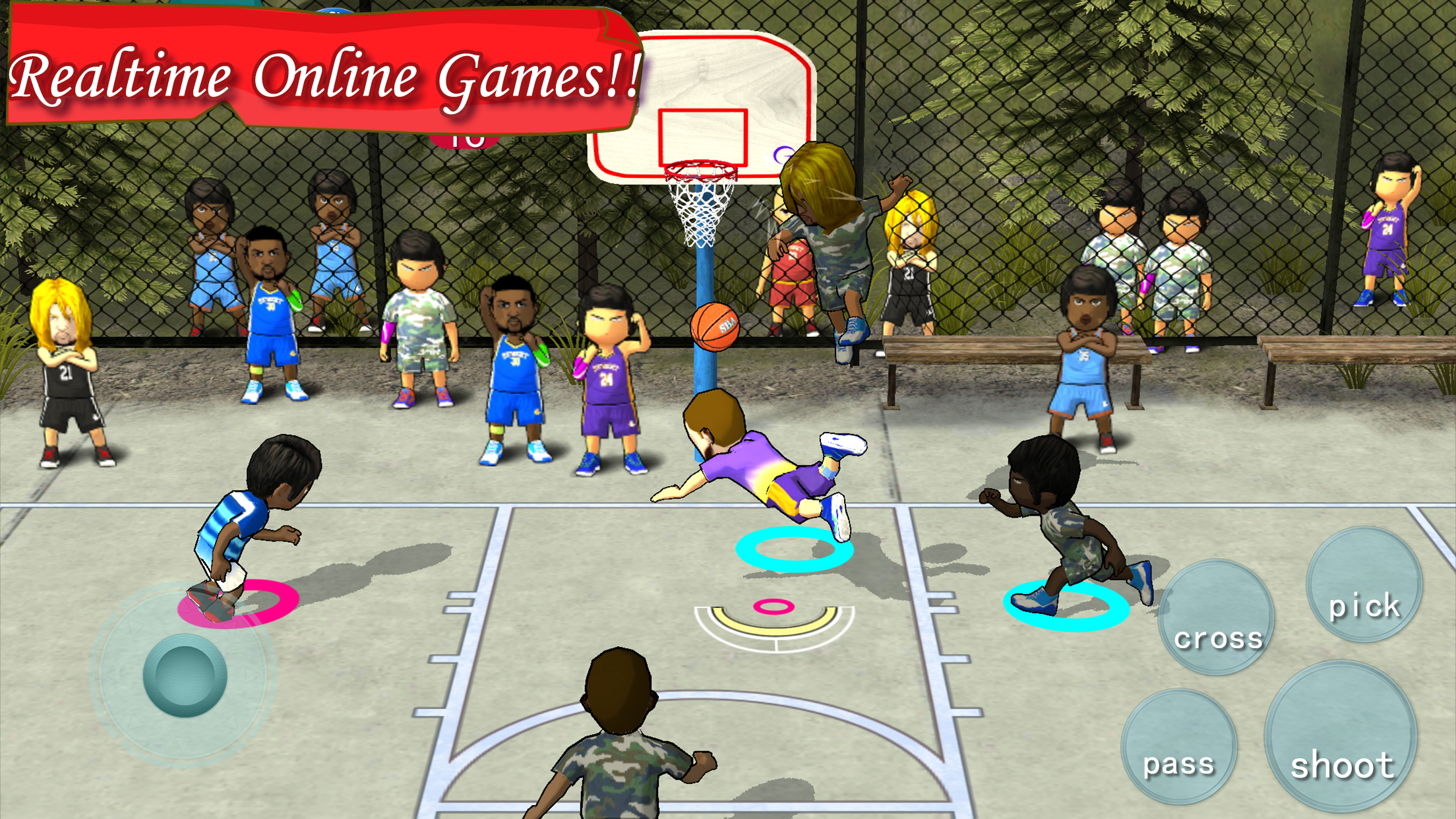 اسکرین شات 2 بازی Street Basketball Association