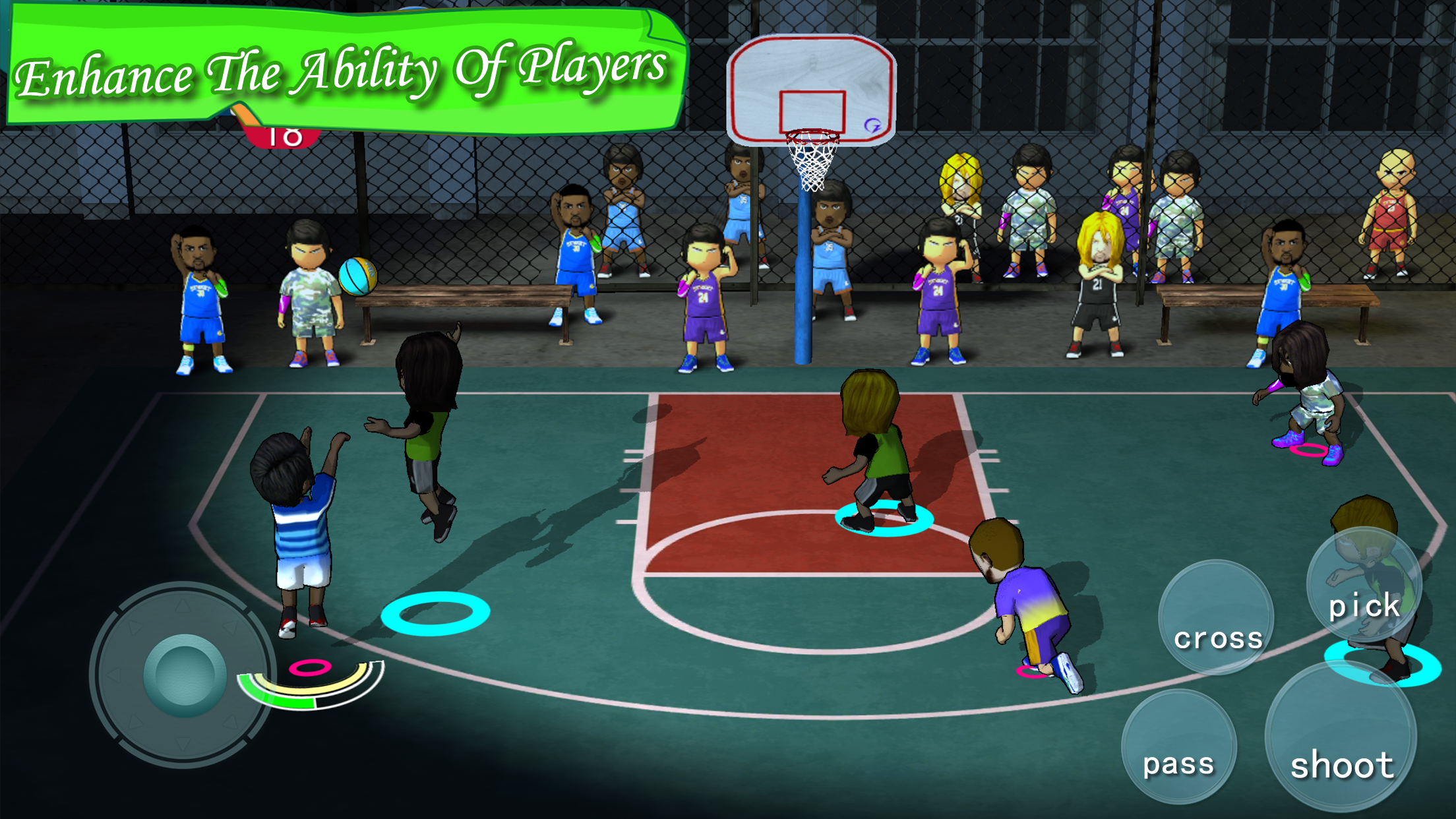 اسکرین شات 4 بازی Street Basketball Association