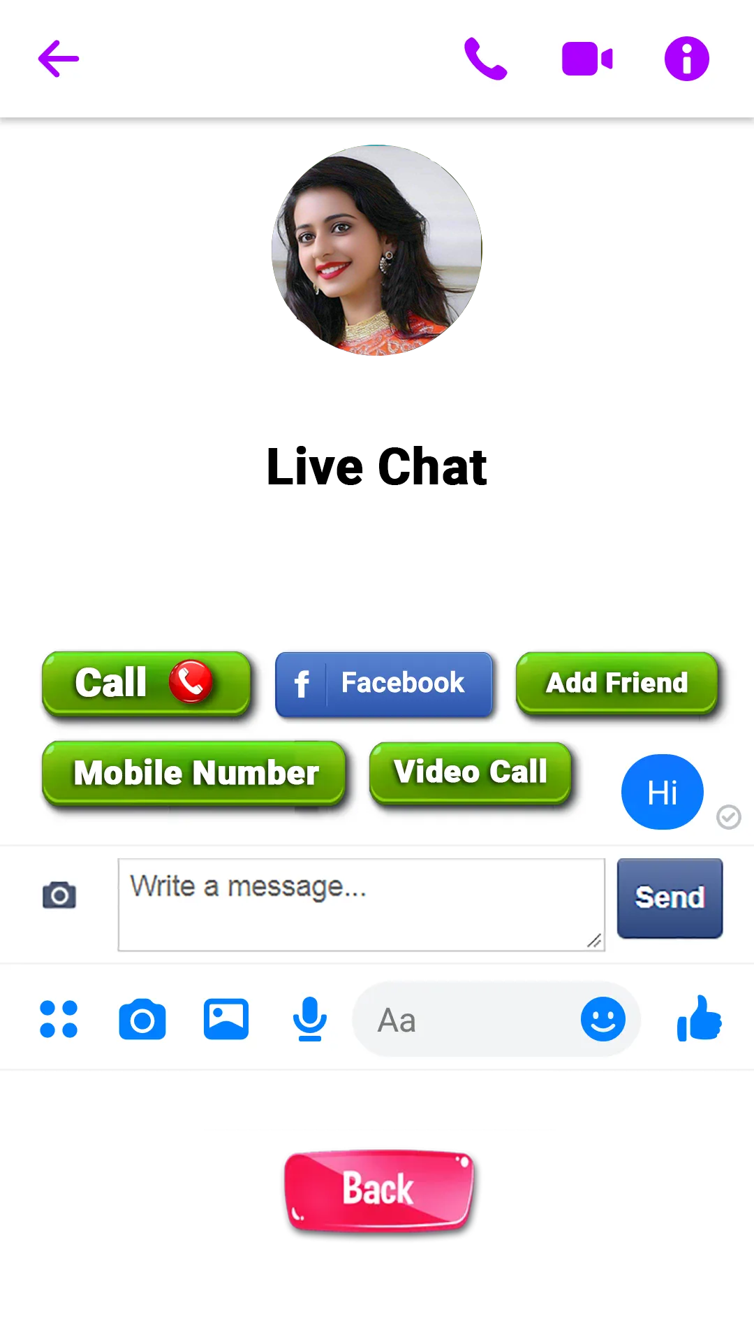 اسکرین شات 3 بازی Ludo Online Game Live Chat