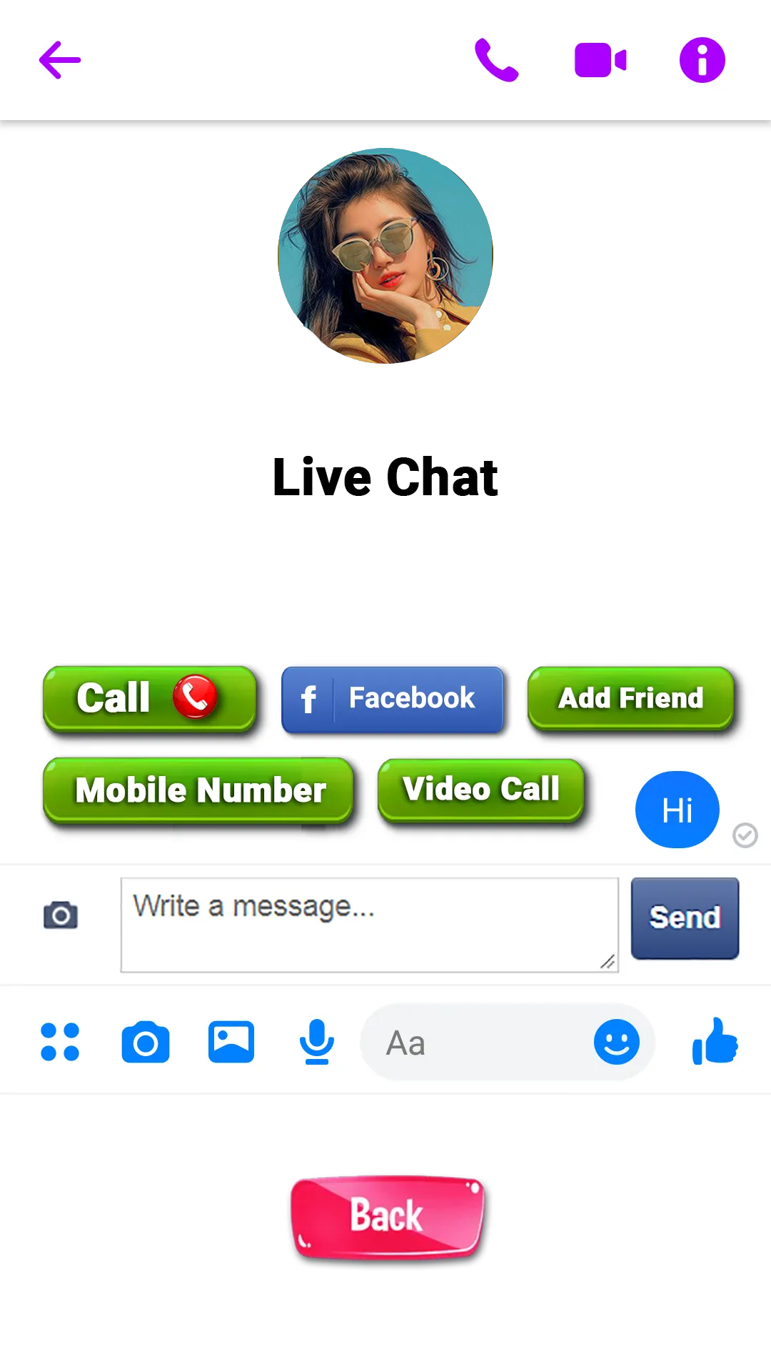 اسکرین شات 7 بازی Ludo Online Game Live Chat