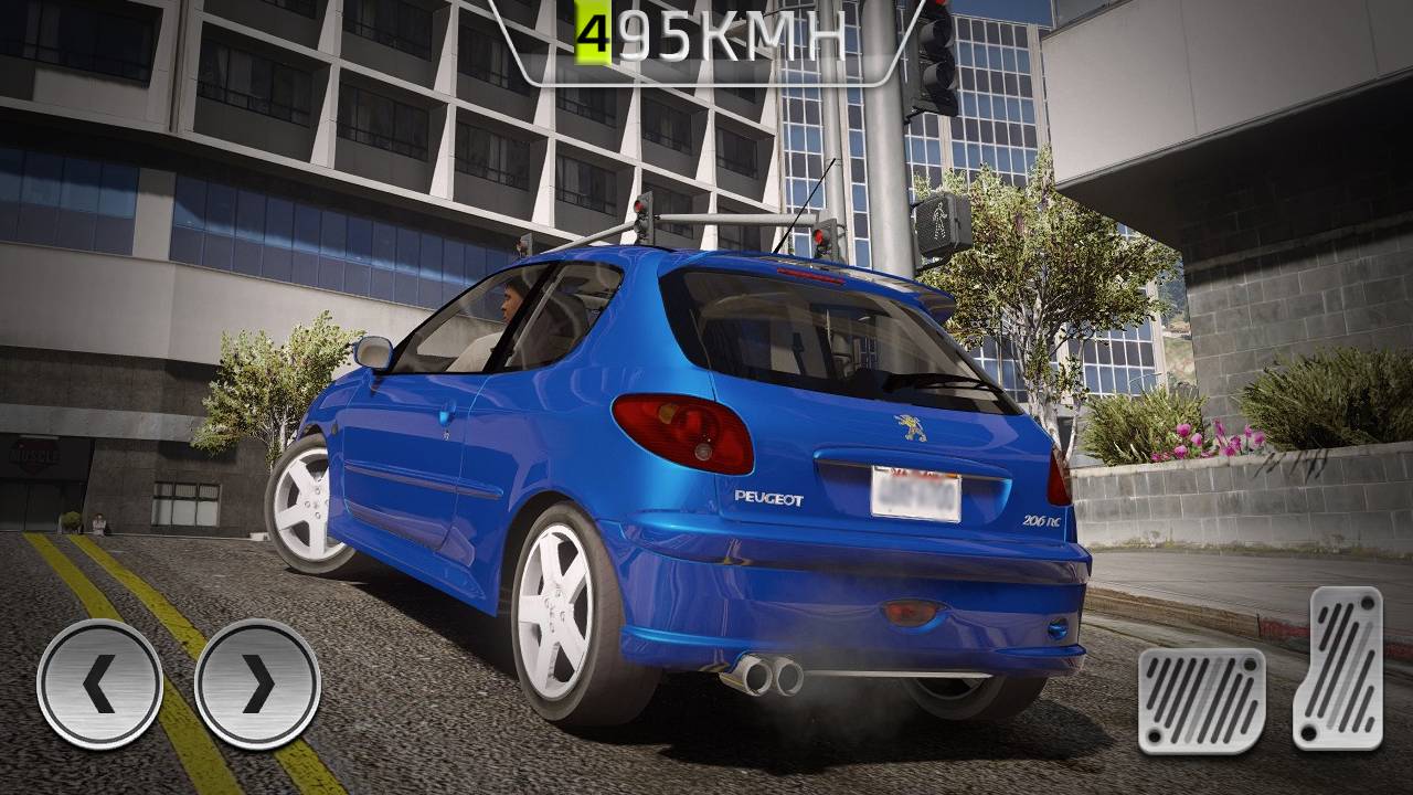 اسکرین شات 2 بازی Car Simulator Peugeot 206 City