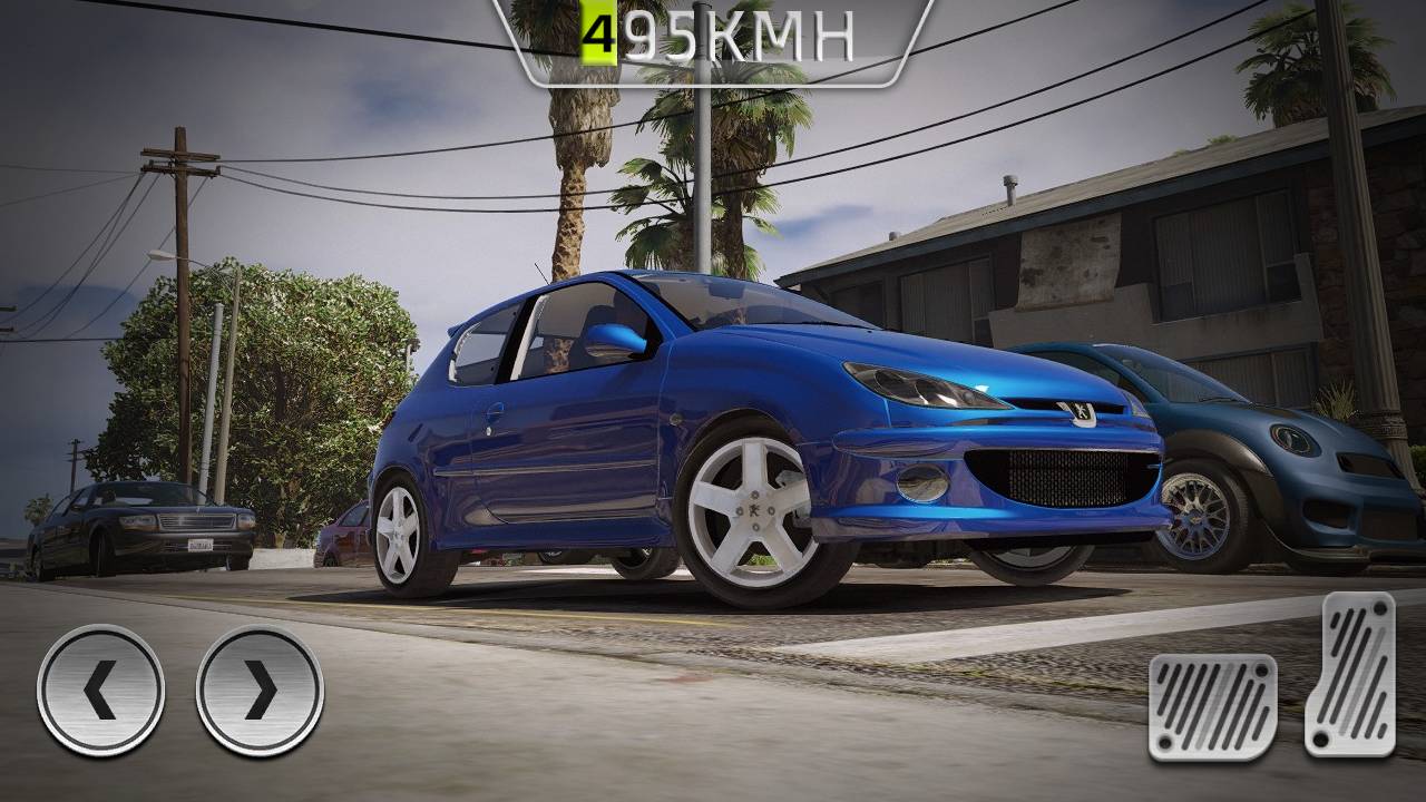 اسکرین شات 3 بازی Car Simulator Peugeot 206 City