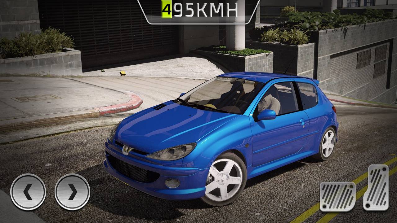 اسکرین شات 1 بازی Car Simulator Peugeot 206 City