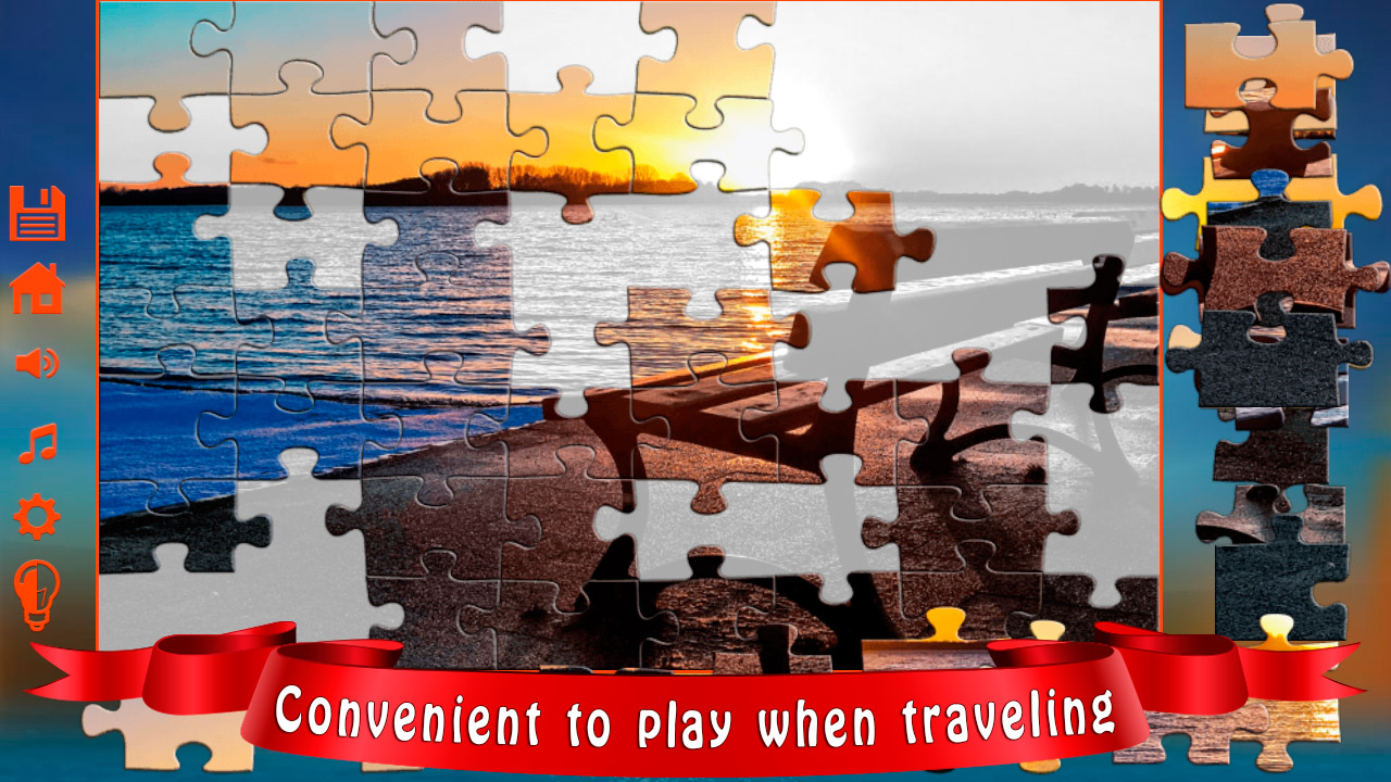 اسکرین شات 4 بازی Puzzles for adults sunset