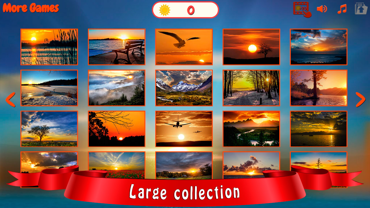 اسکرین شات 2 بازی Puzzles for adults sunset