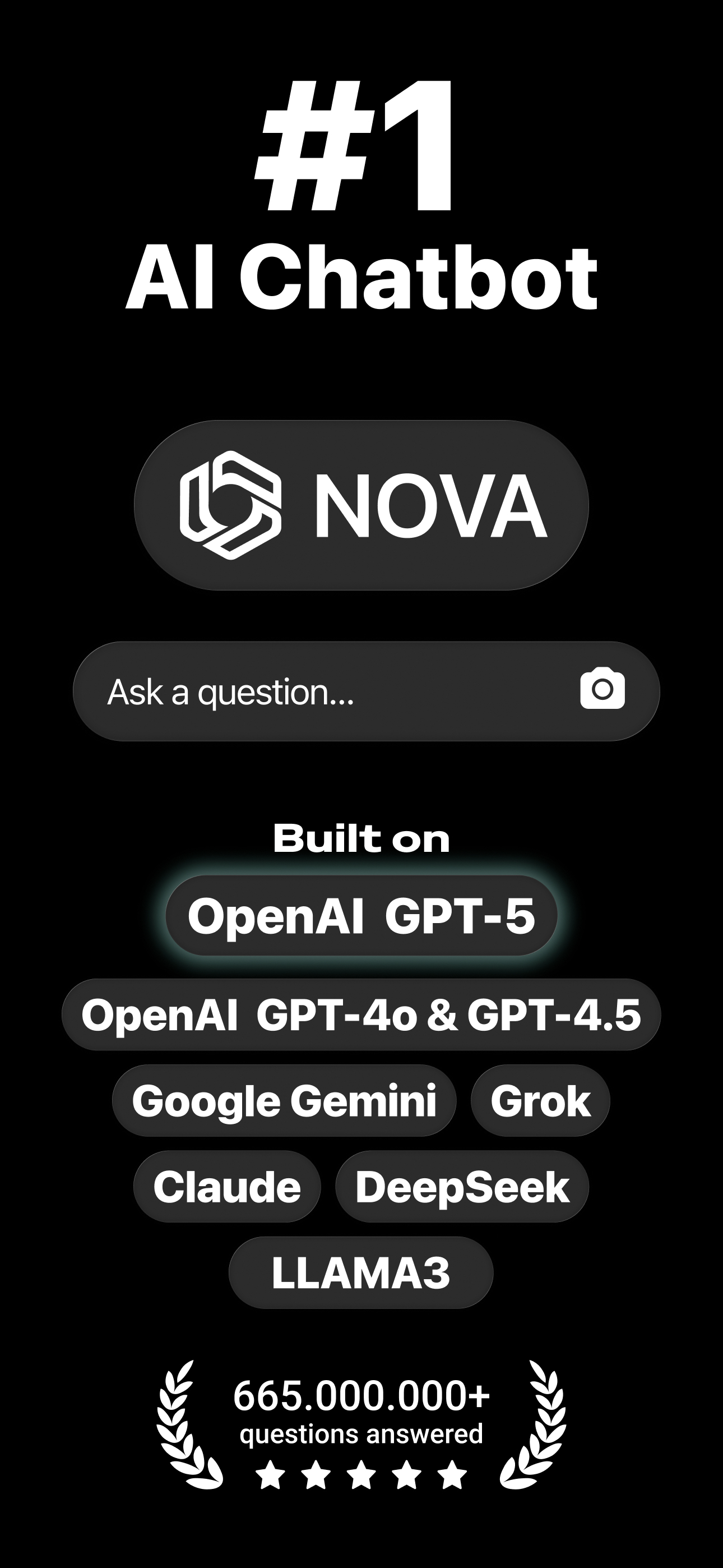 اسکرین شات 1 برنامه AI Chatbot - Nova