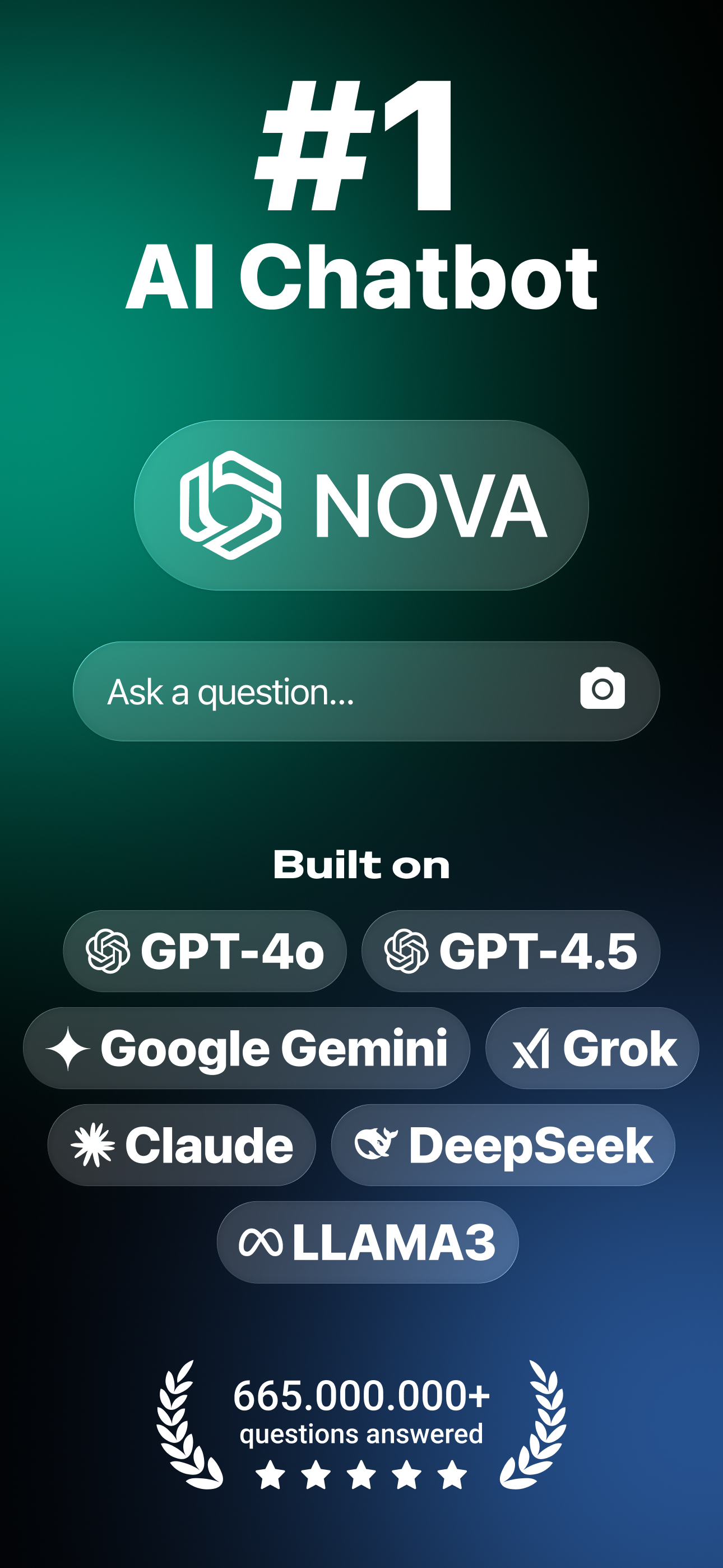 اسکرین شات 1 برنامه AI Chatbot - Nova