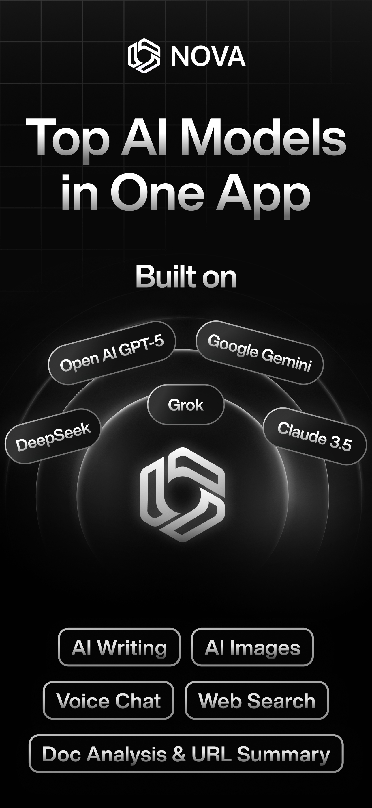 اسکرین شات 1 برنامه AI Chatbot - Nova