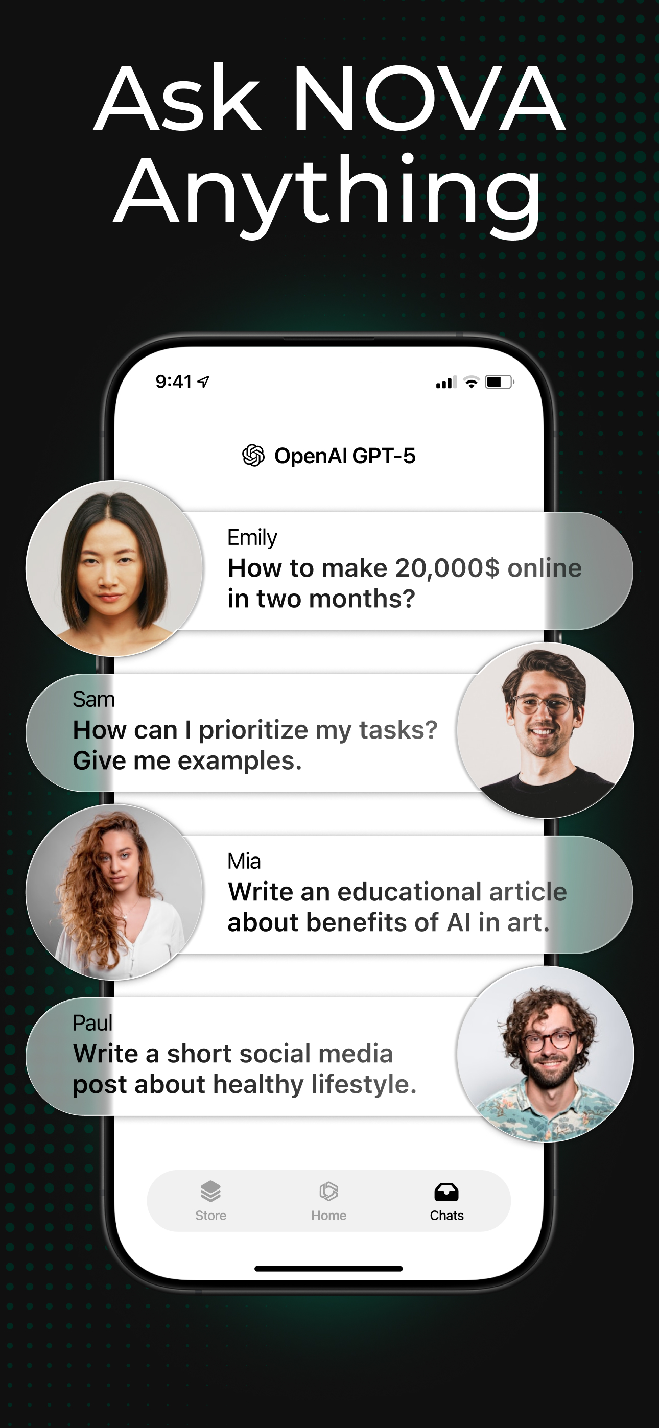 اسکرین شات 2 برنامه AI Chatbot - Nova