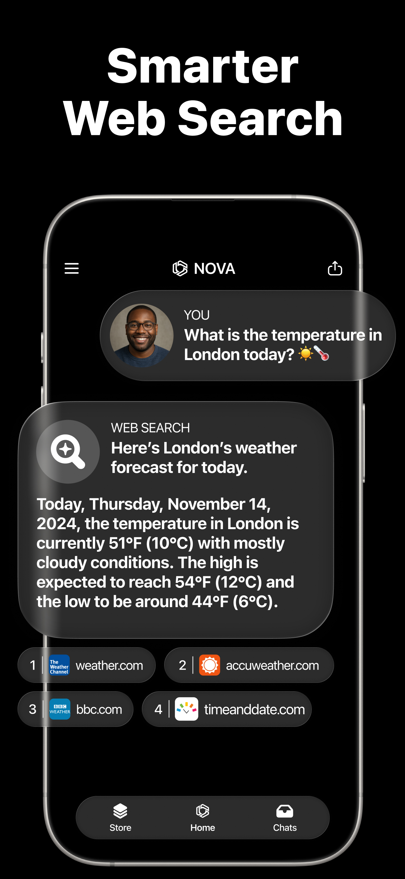 اسکرین شات 5 برنامه AI Chatbot - Nova
