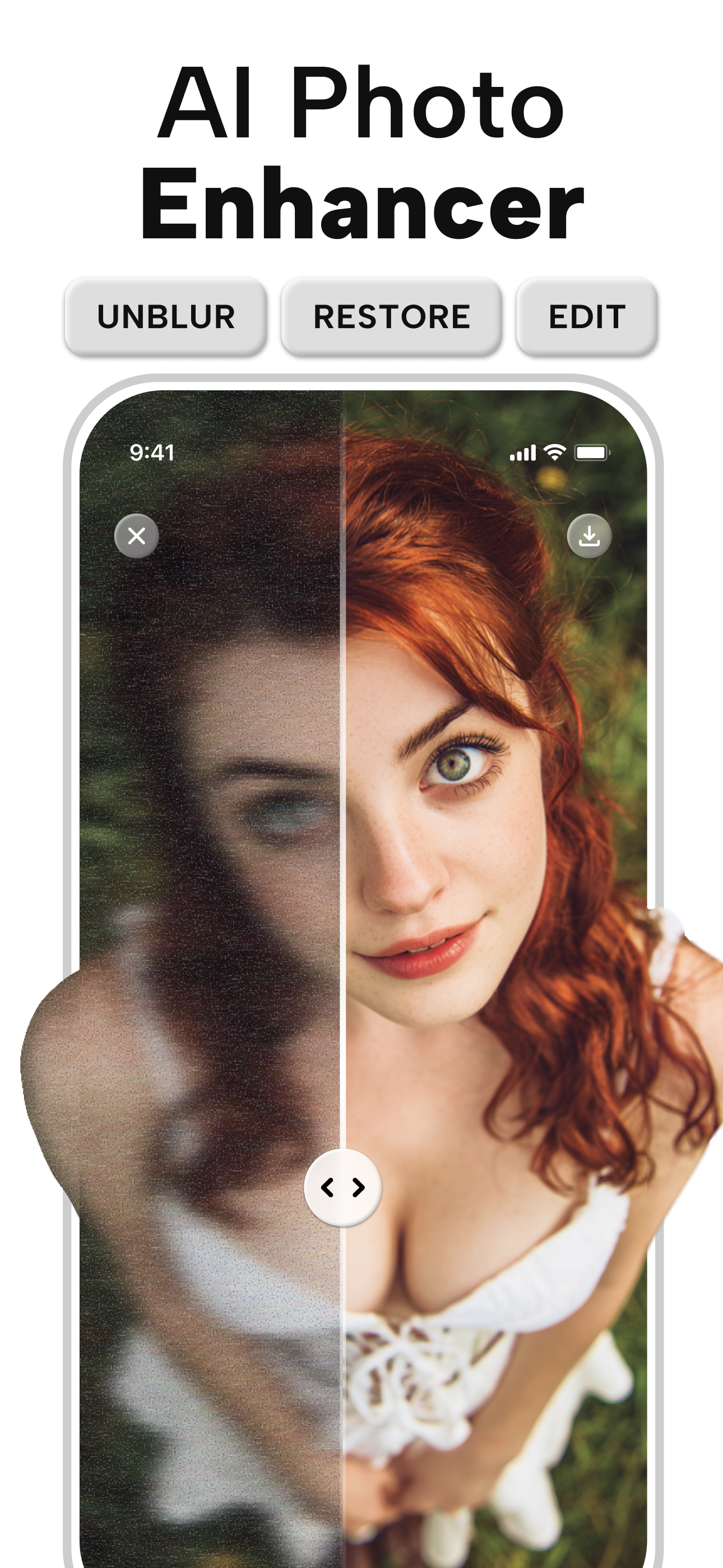 اسکرین شات 1 برنامه PhotoApp - AI Photo Enhancer