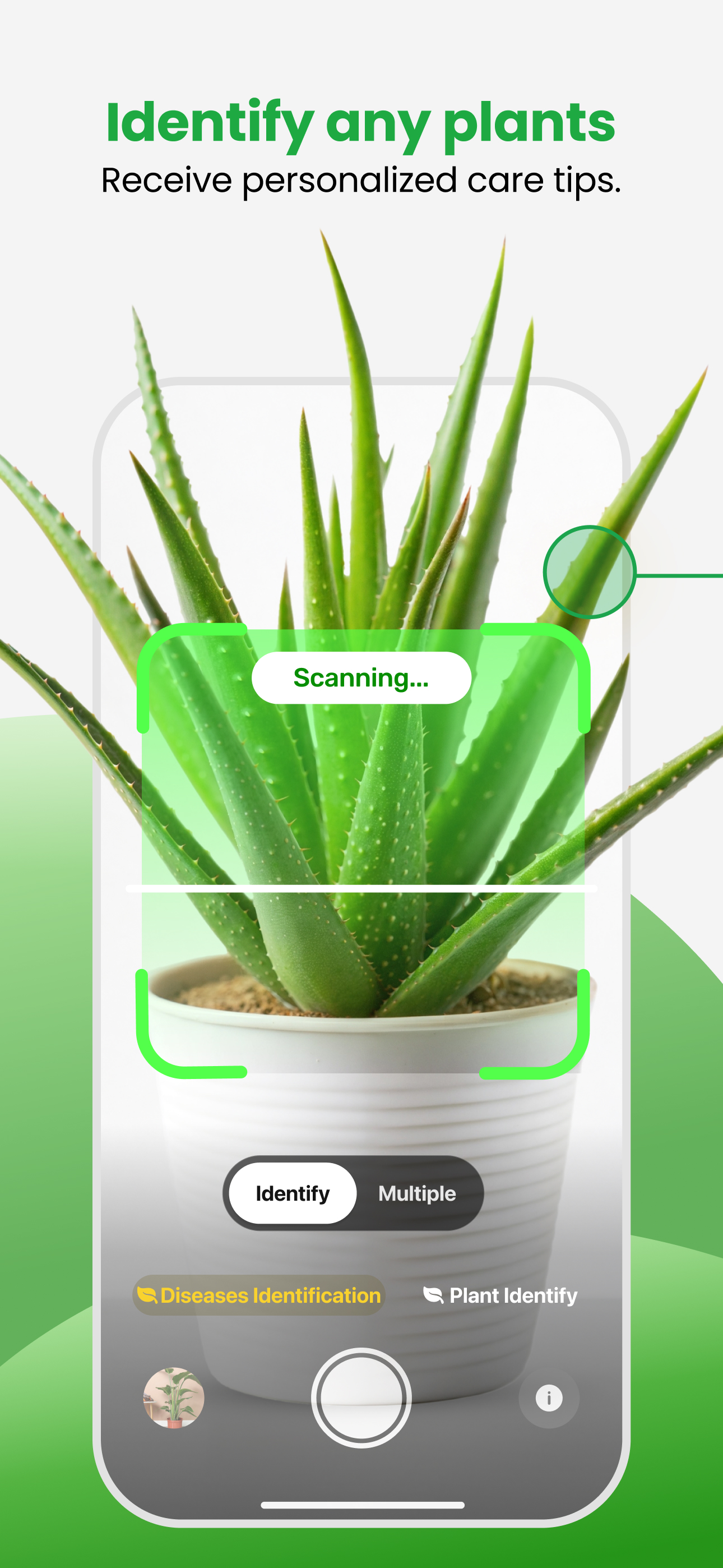 اسکرین شات 2 برنامه Plant App - Plant Identifier