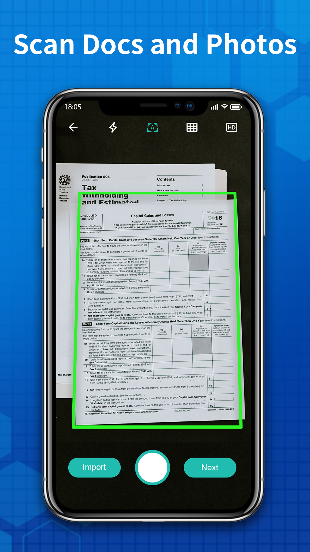 اسکرین شات 1 برنامه PDF Scanner App - PDF SCanner