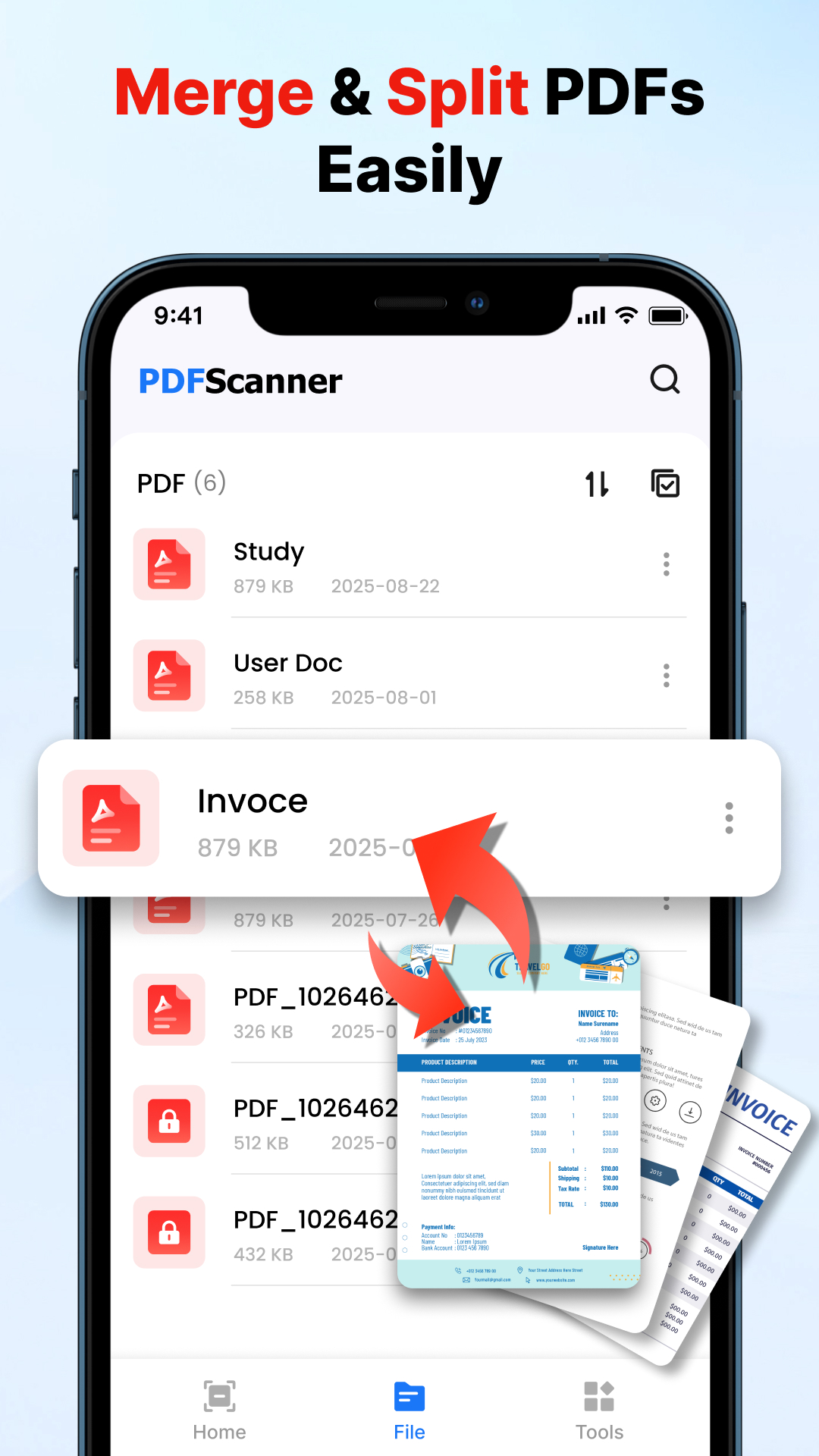 اسکرین شات 6 برنامه PDF Scanner, Reader & Editor