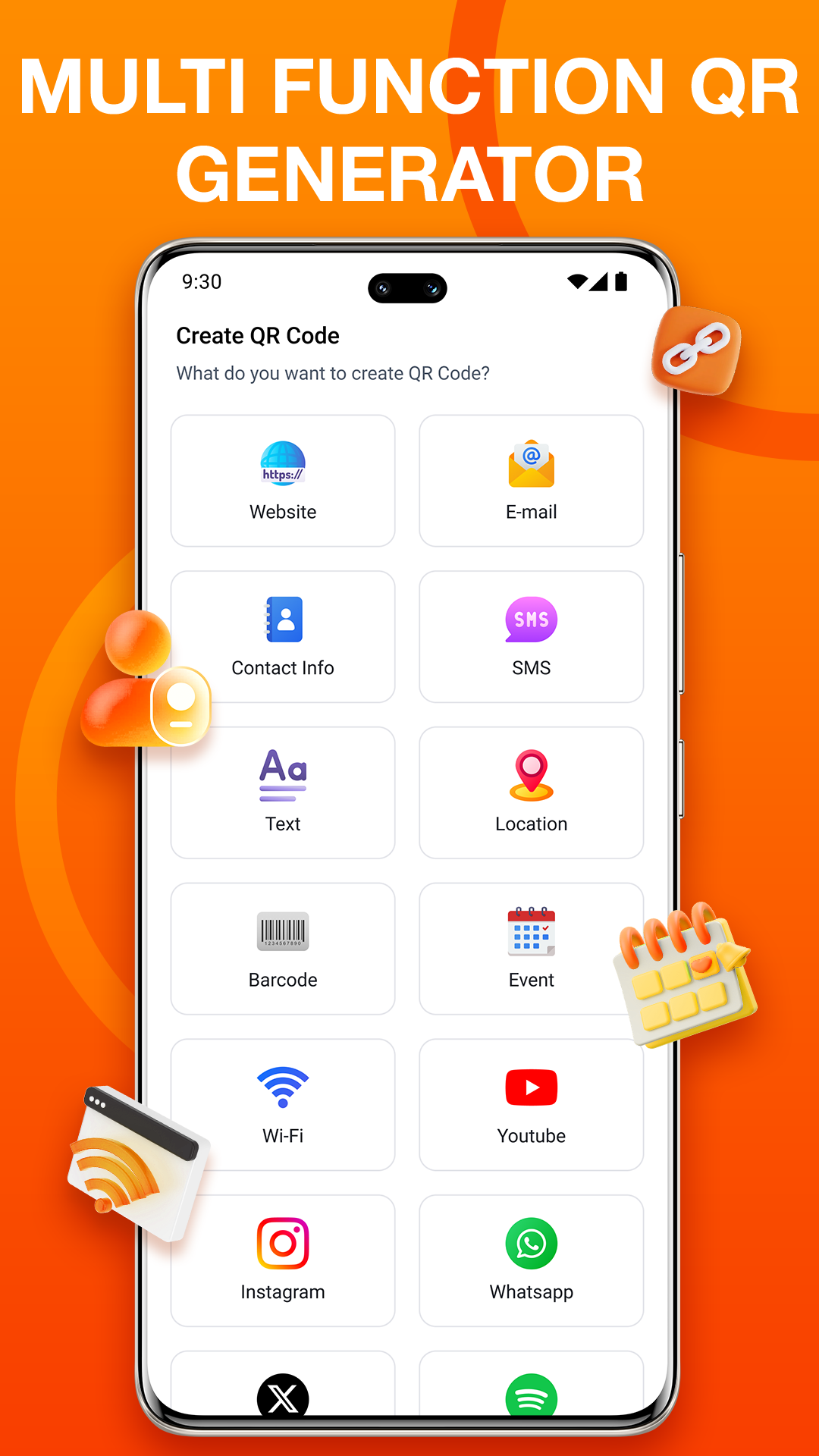 اسکرین شات 3 برنامه QR Code Scanner- QR Generator
