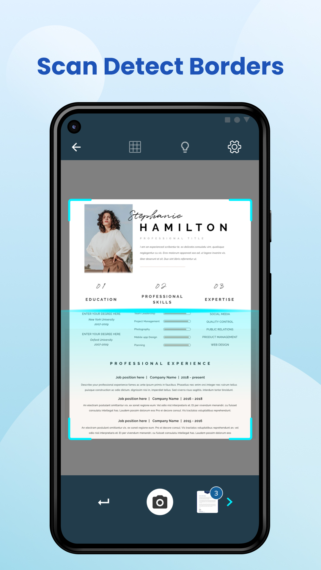 اسکرین شات 3 برنامه Scan Document - PDF Scanner