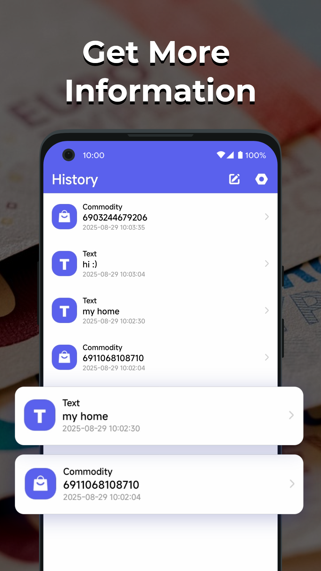 اسکرین شات 3 برنامه QR Scanner