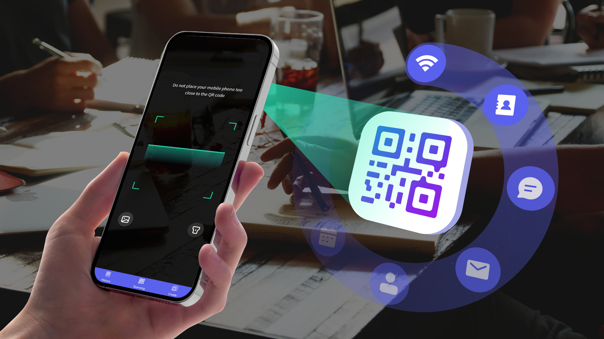 اسکرین شات 1 برنامه QR Scanner