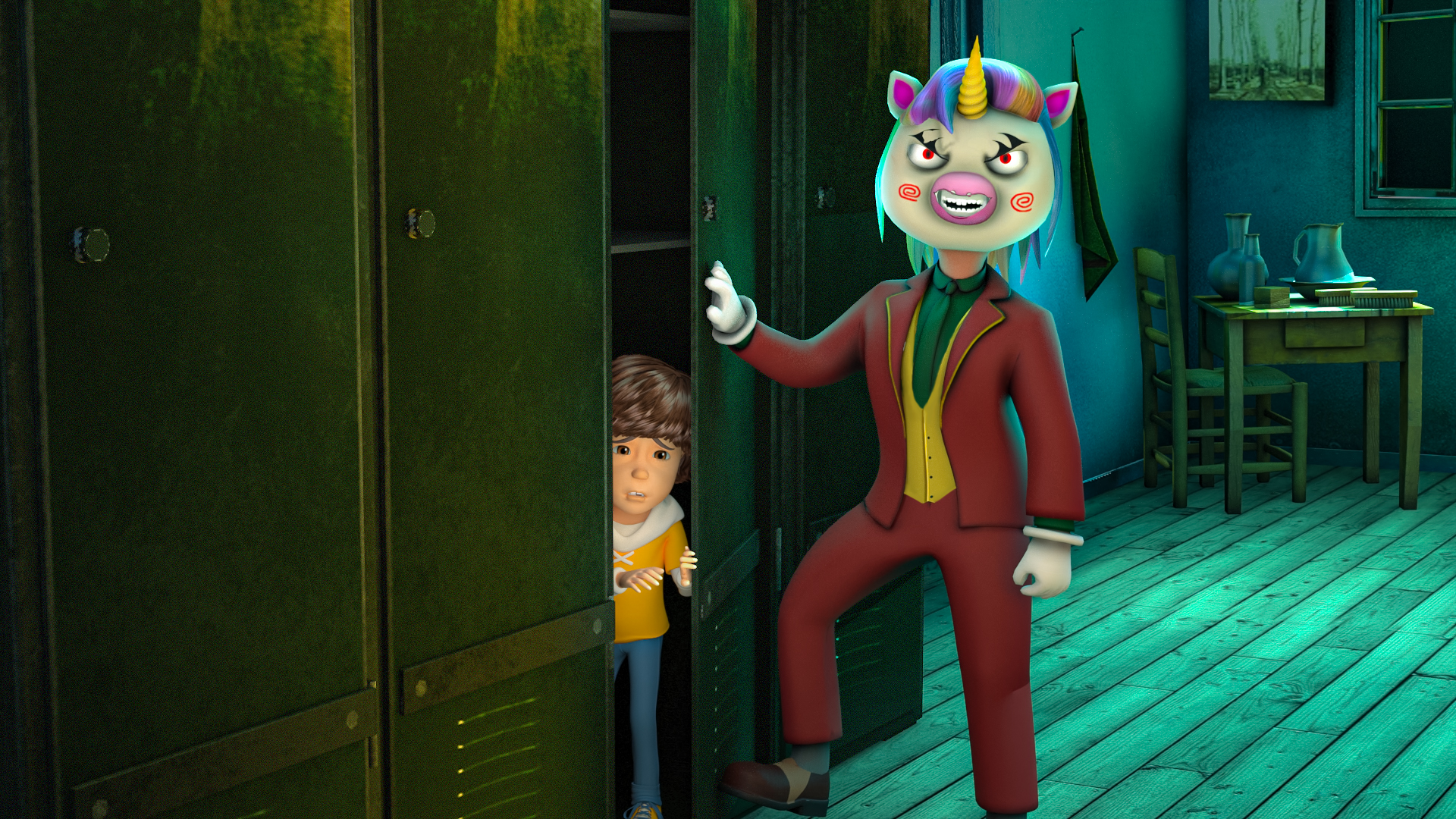 اسکرین شات 8 بازی Scary Unicorn 3D