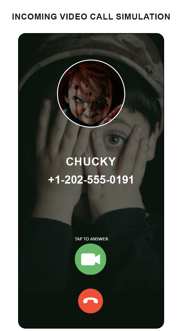 اسکرین شات 7 بازی Scary Doll Fake Video Call simulator