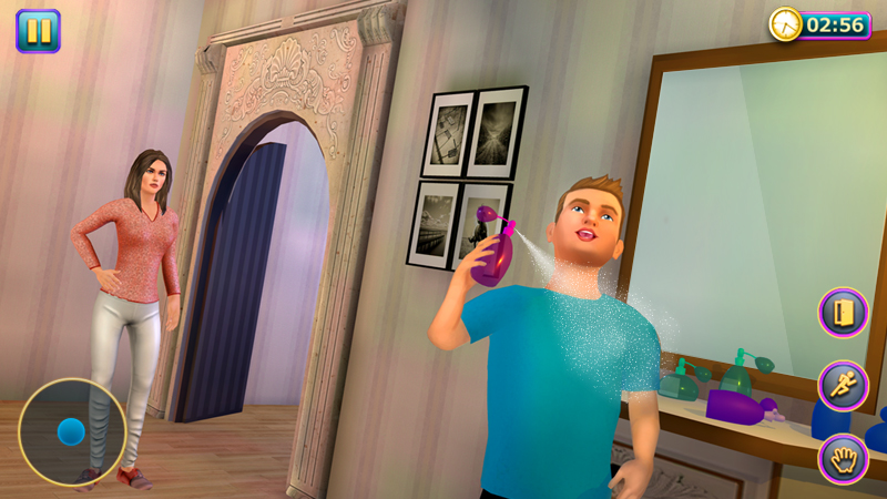 اسکرین شات 1 بازی Hello Virtual Mom 3D