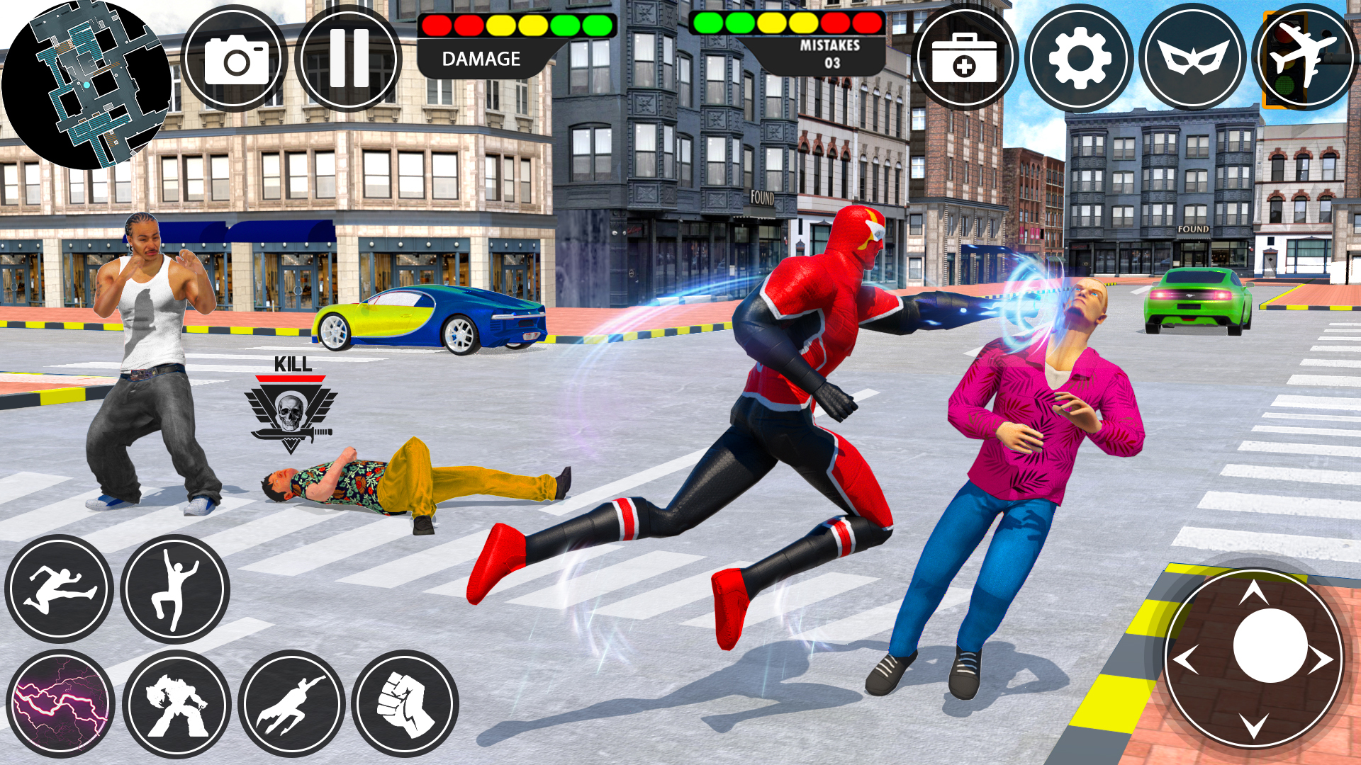 اسکرین شات 3 بازی Rope Hero Spider Hero Man Game