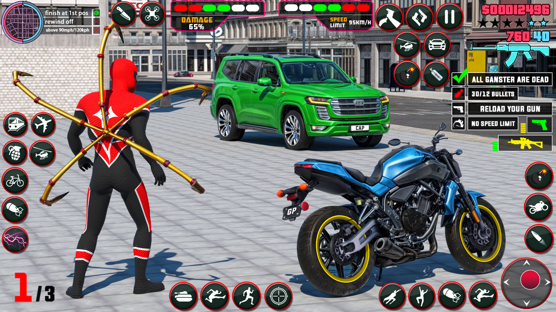 اسکرین شات 8 بازی Rope Hero Spider Hero Man Game