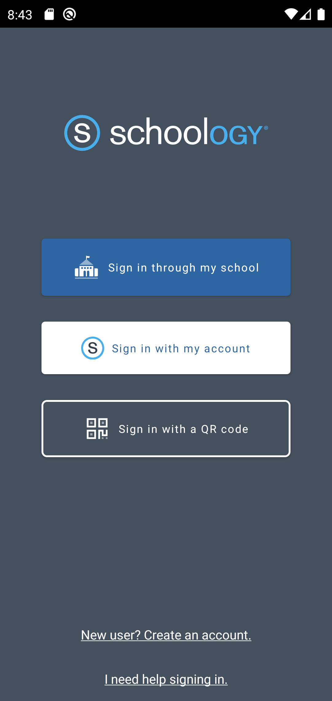 اسکرین شات 1 برنامه Schoology