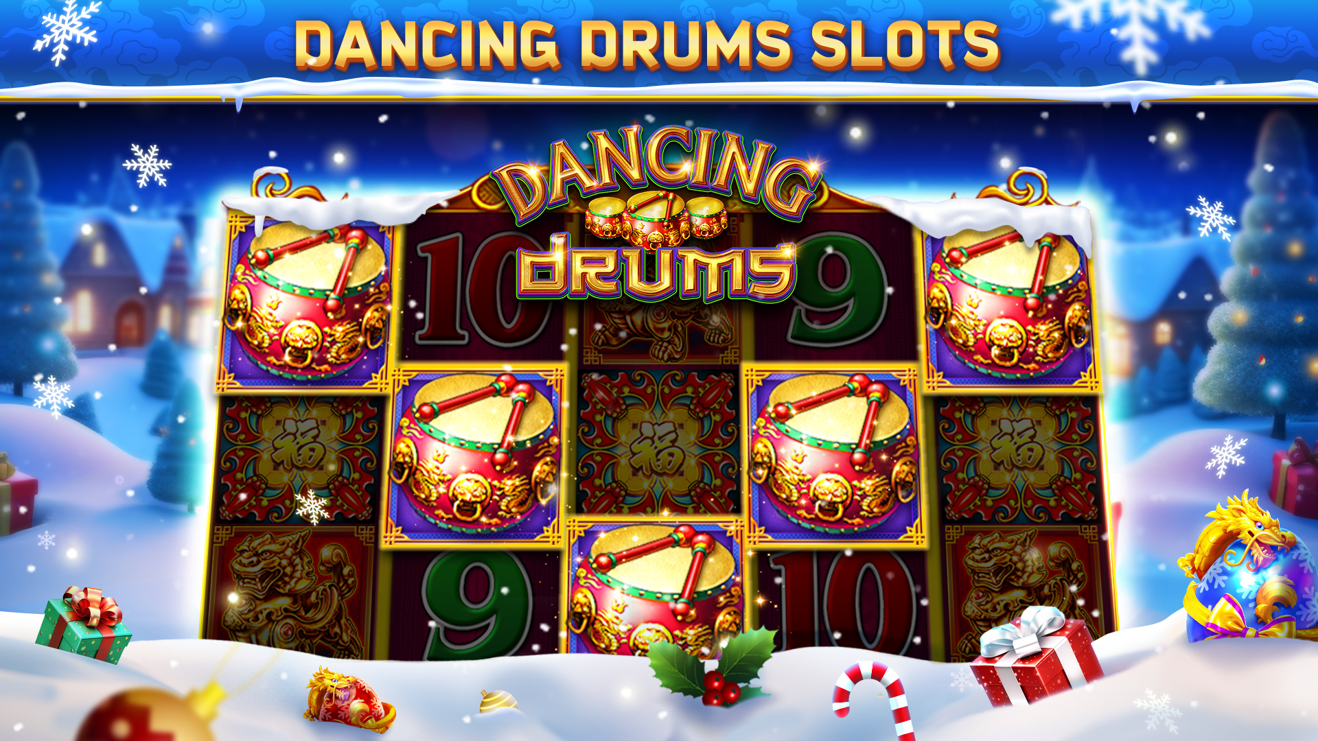 اسکرین شات 1 بازی Dancing Drums Slots Casino