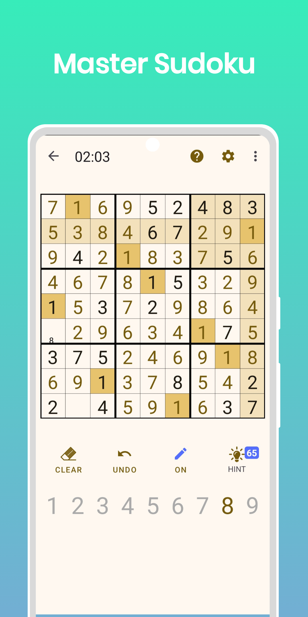 اسکرین شات 4 بازی Sudoku