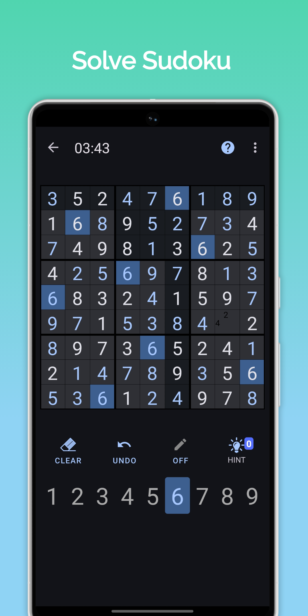 اسکرین شات 4 بازی Sudoku