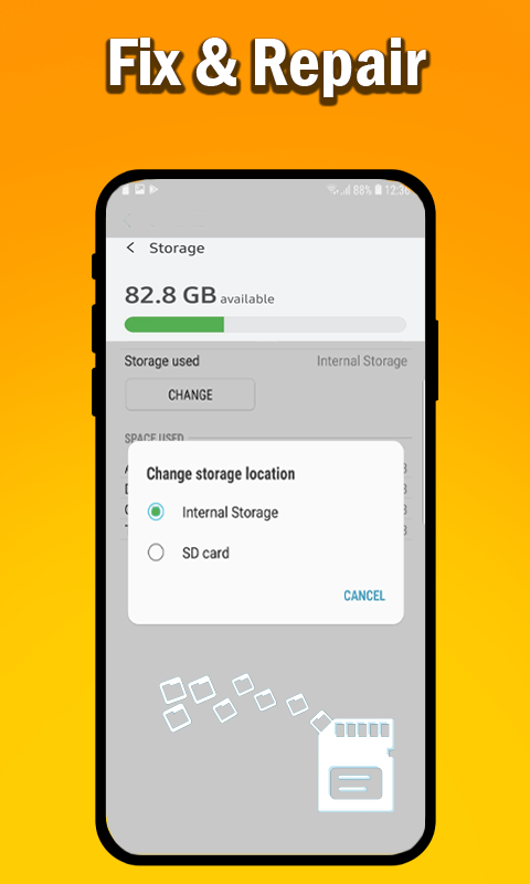 اسکرین شات 2 برنامه Repair SD Card