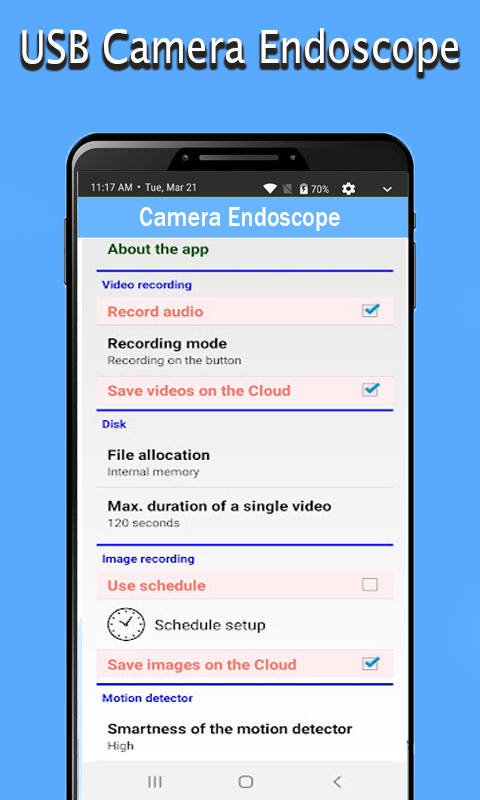 اسکرین شات 2 برنامه Endoscope HD Camera