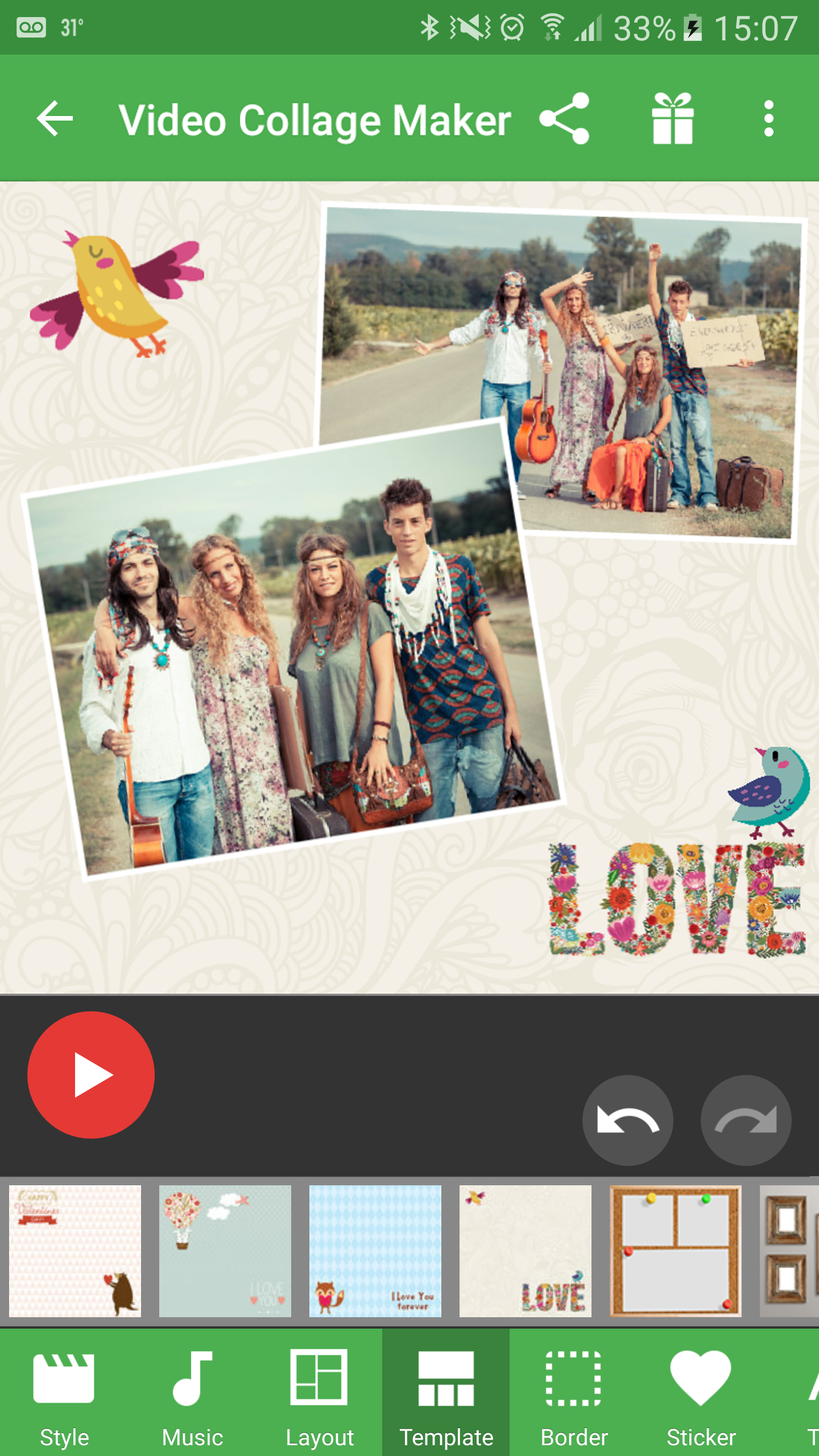 اسکرین شات 1 برنامه Video Collage Maker