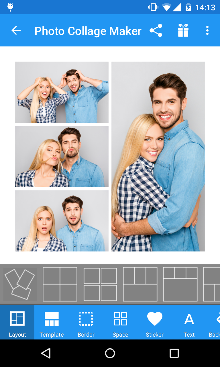 اسکرین شات 1 برنامه Photo Collage Maker