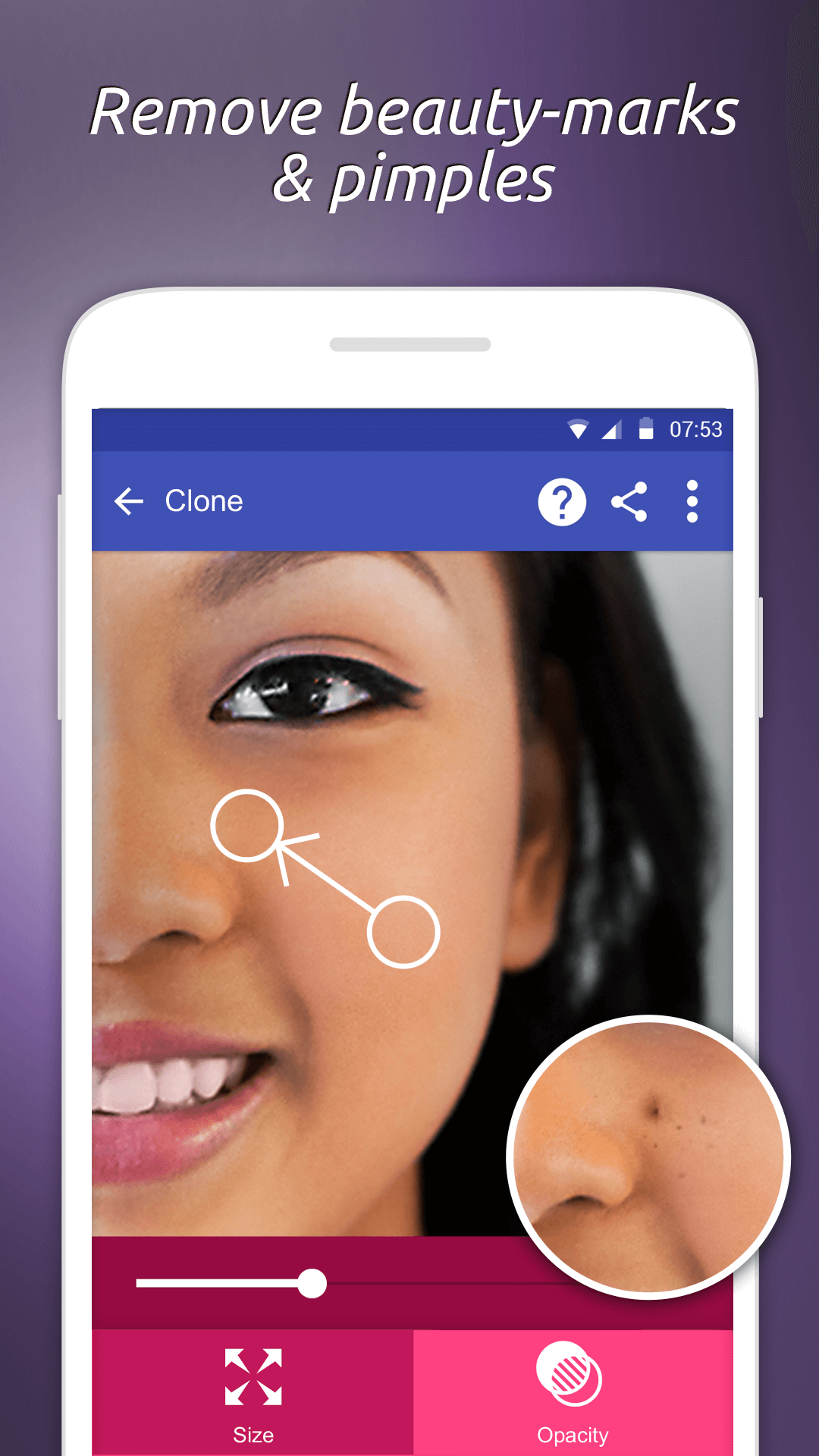 اسکرین شات 5 برنامه Photo Editor & Perfect Selfie