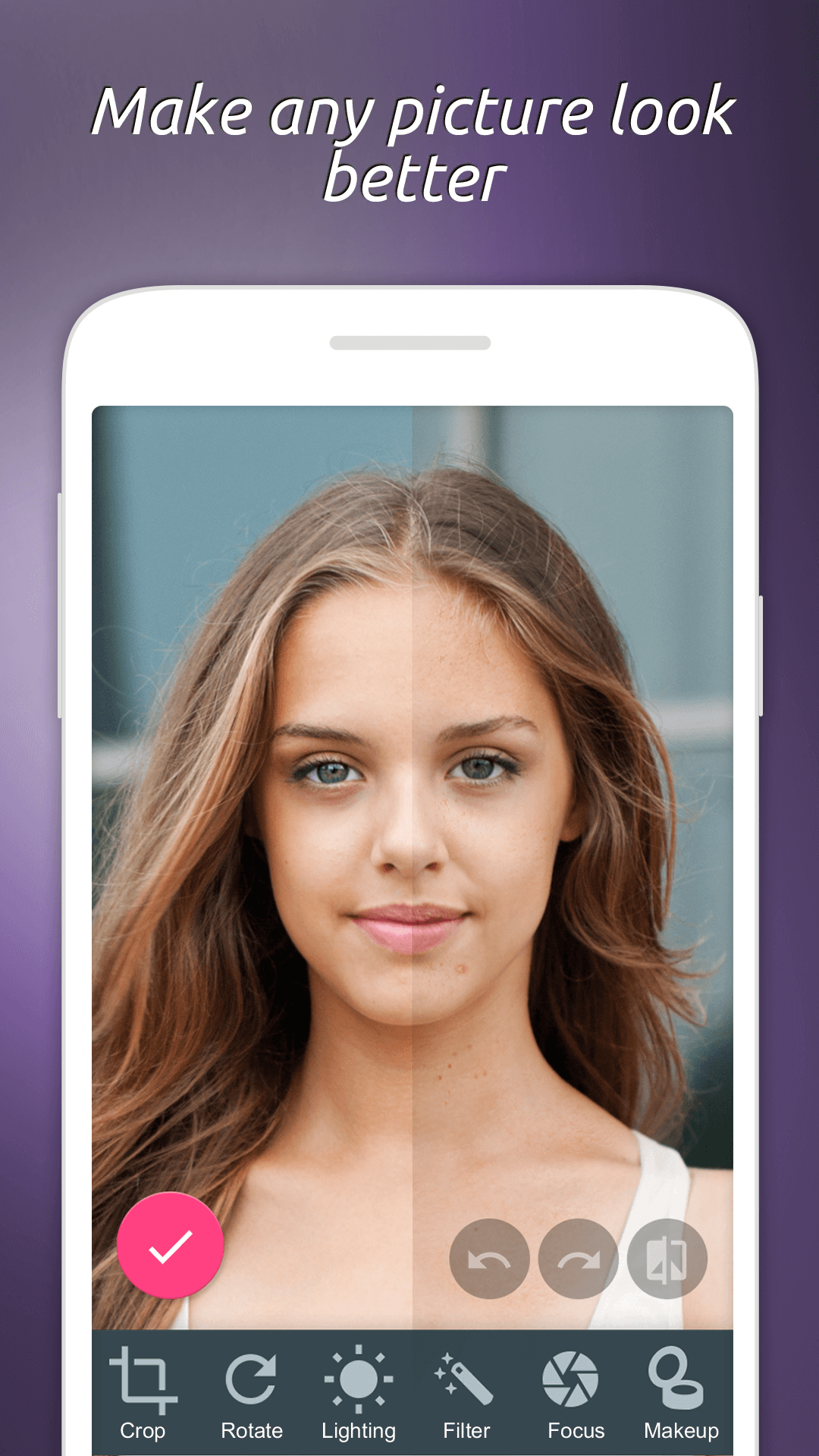 اسکرین شات 1 برنامه Photo Editor & Perfect Selfie