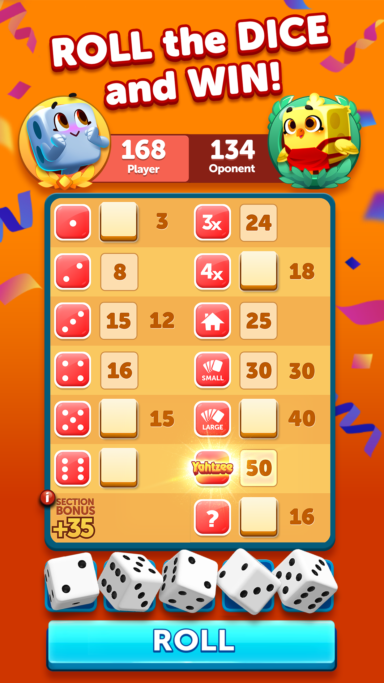 اسکرین شات 3 بازی Yahtzee® With Buddies Dice Fun