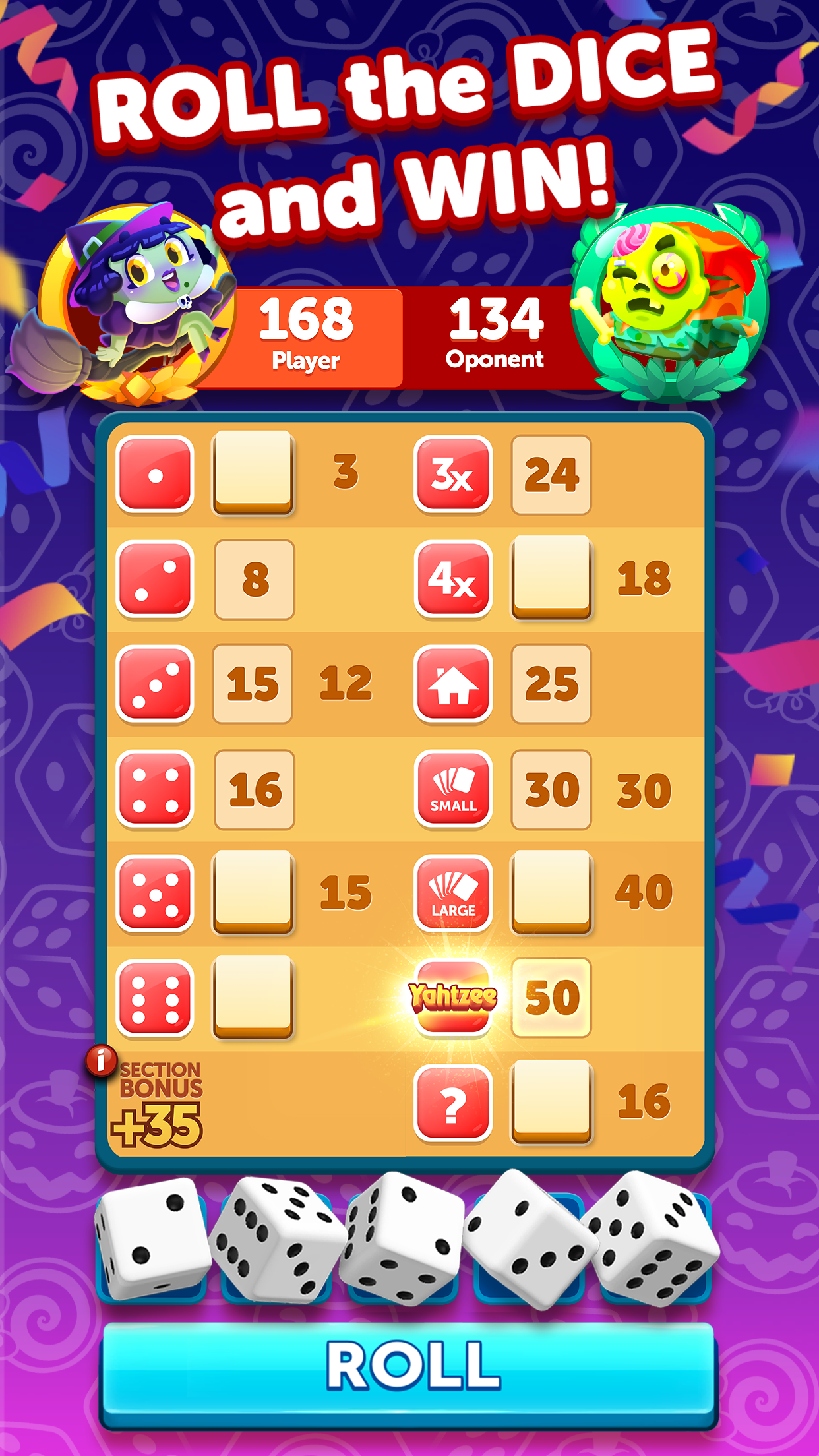 اسکرین شات 3 بازی Yahtzee® With Buddies Dice Fun