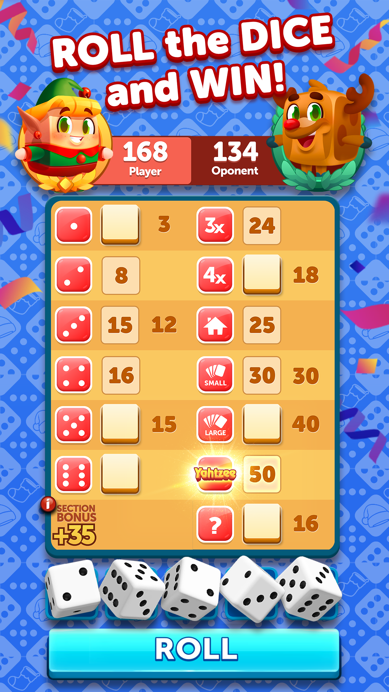 اسکرین شات 3 بازی Yahtzee® With Buddies Dice Fun